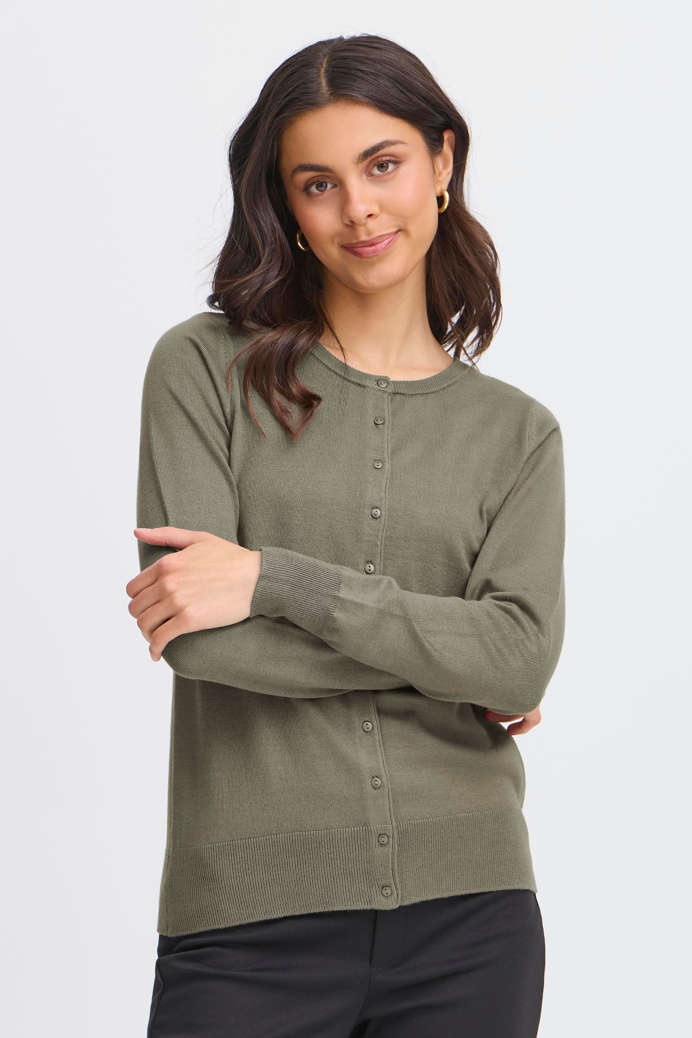 FRZUBASIC Cardigan LOOKBOOK FRONT 20604187-180515