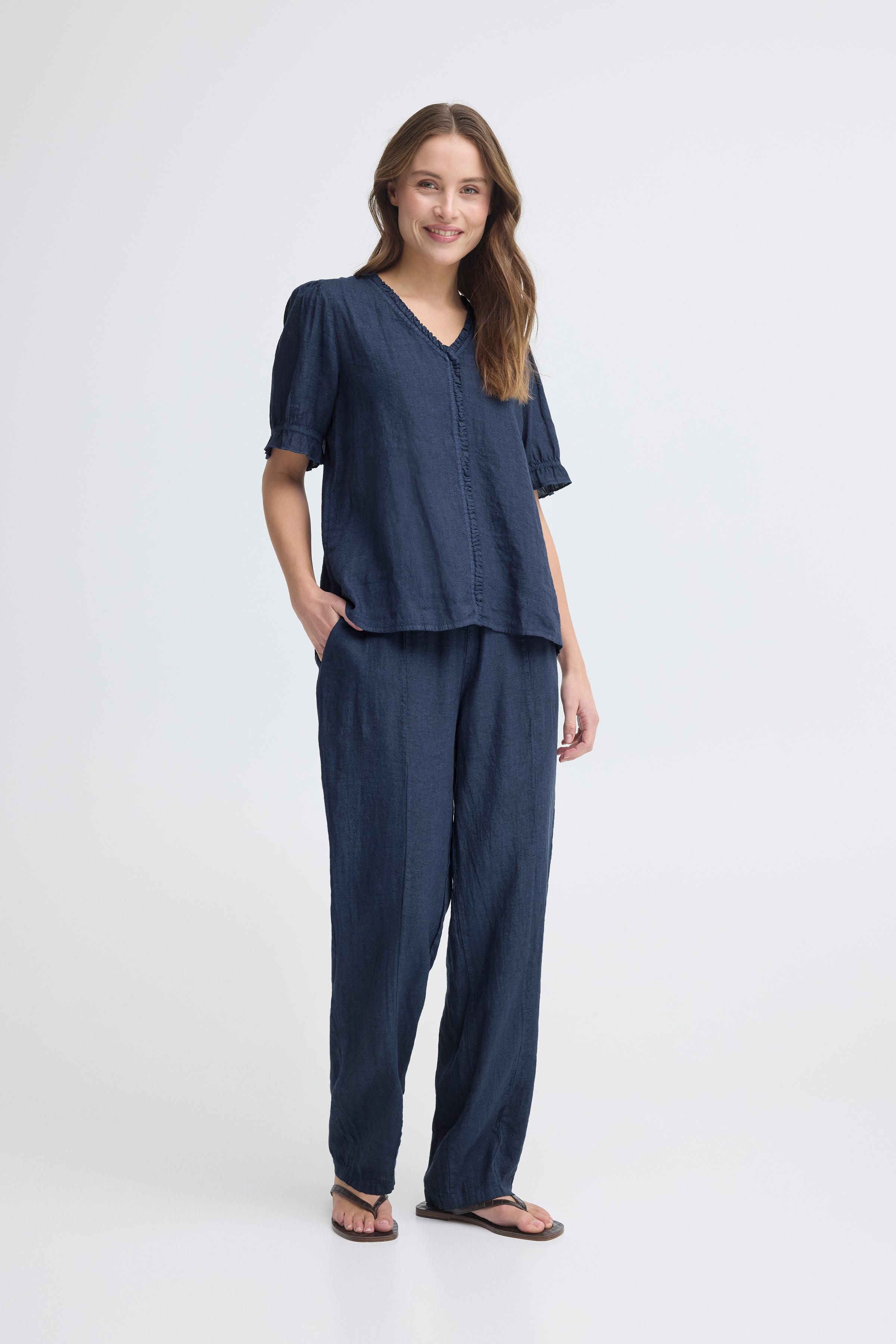 SBFONTANELLE Bukser LOOKBOOK FRONT 22101164-194117