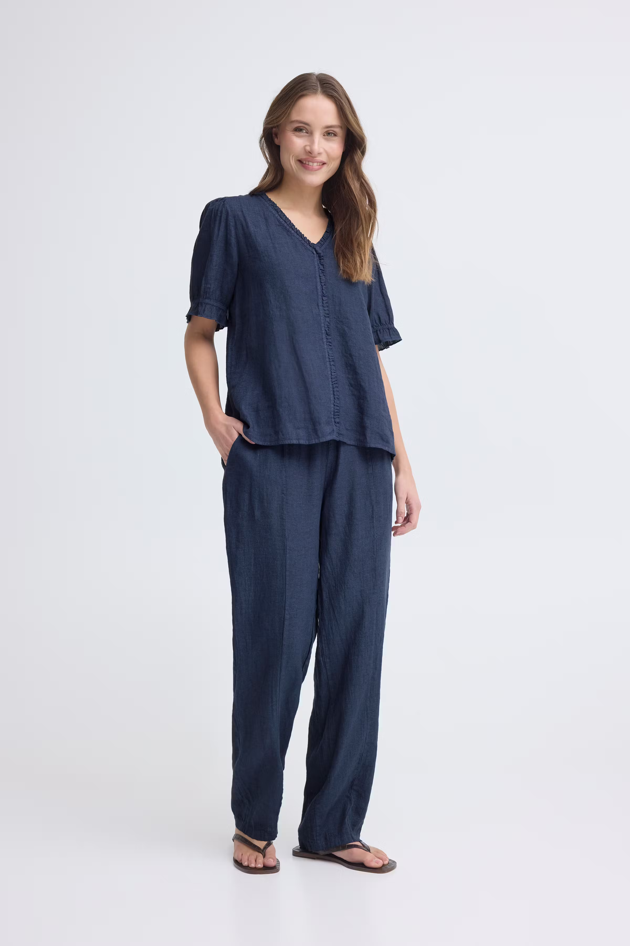 SBFONTANELLE Bukser LOOKBOOK FRONT 22101164-194117