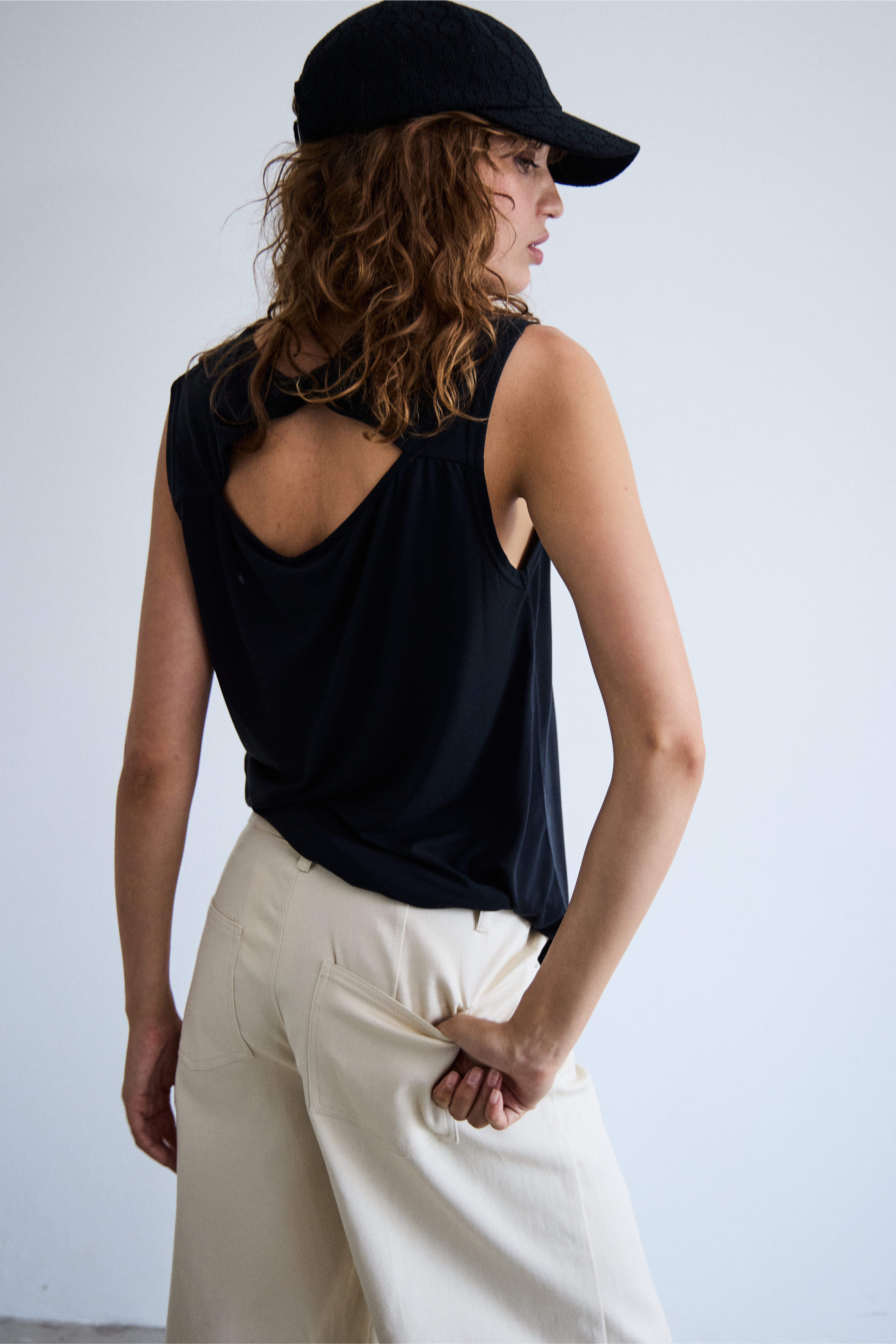 IHOPANNY Ärmellose Bluse LOCATION NONE 20123033-194008