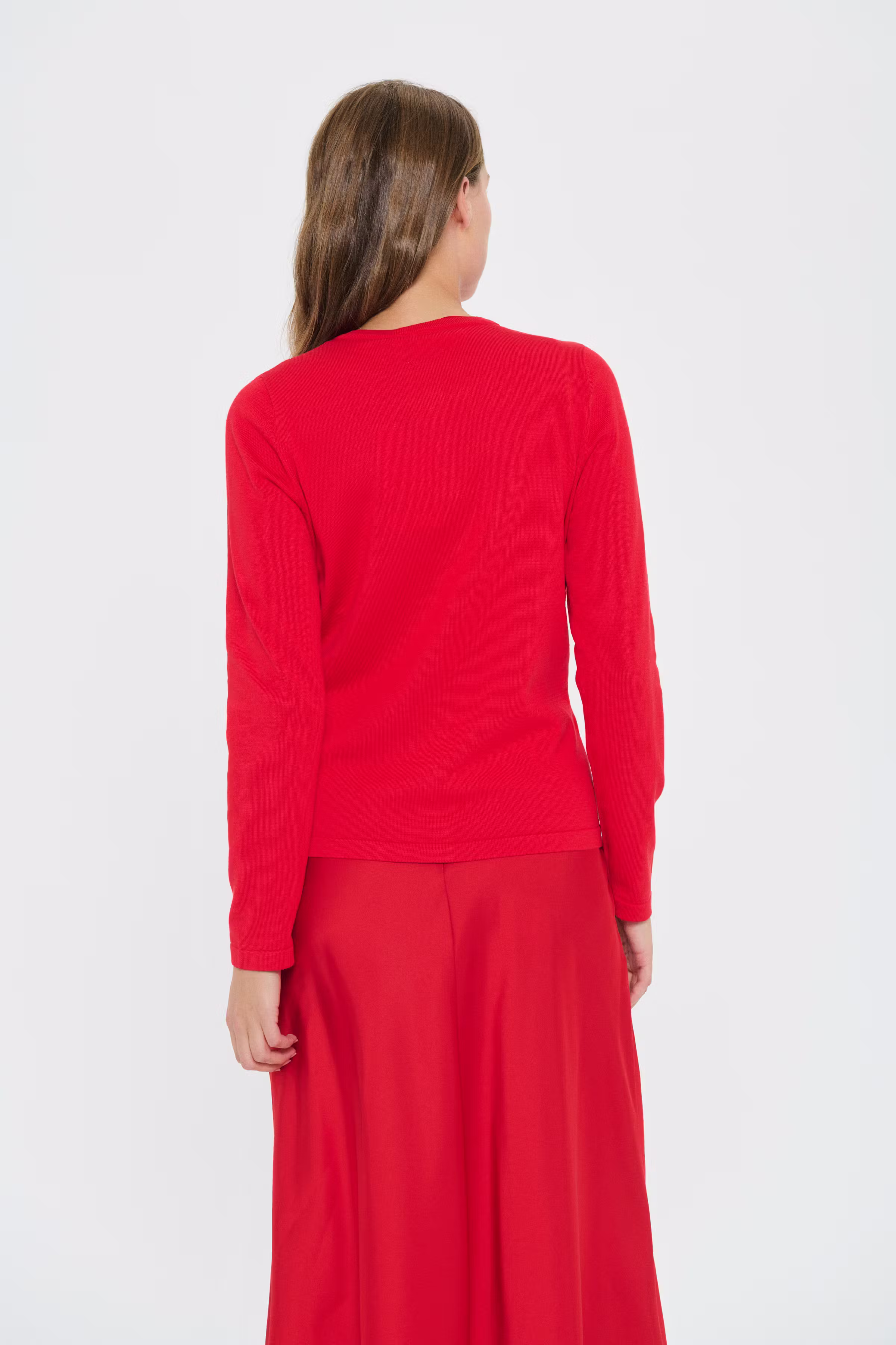 MilaSZ R-Neck Cardigan LOOKBOOK BACK 30500005-181663