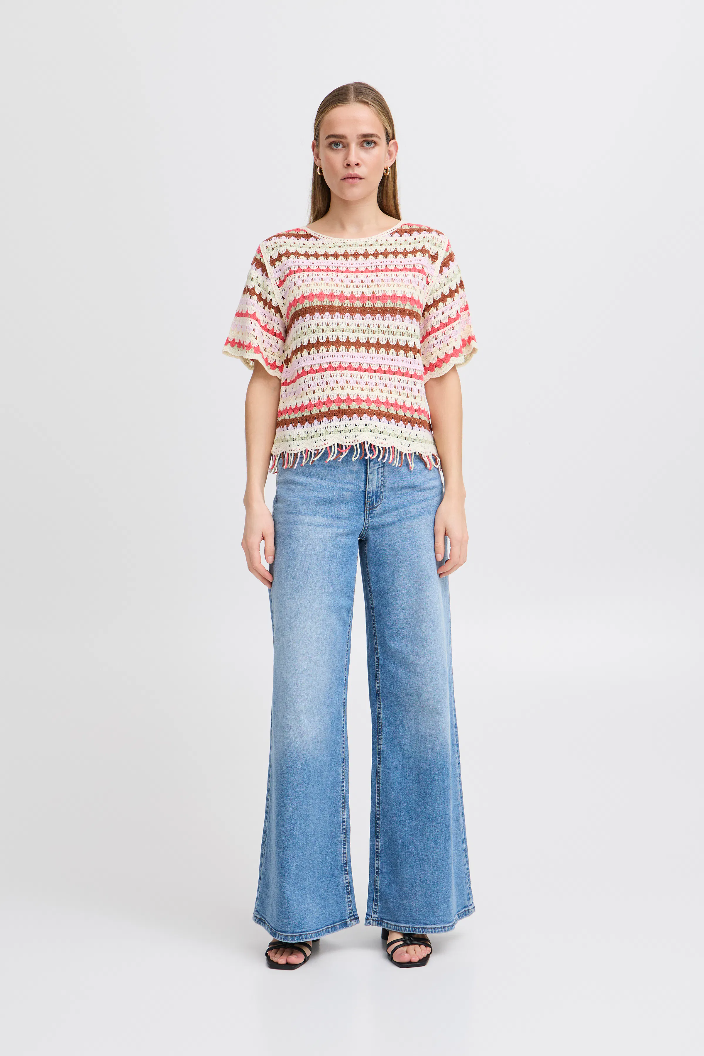 IHBANDIE Blouse with short sleeve LOOKBOOK FRONT 20122941-200681