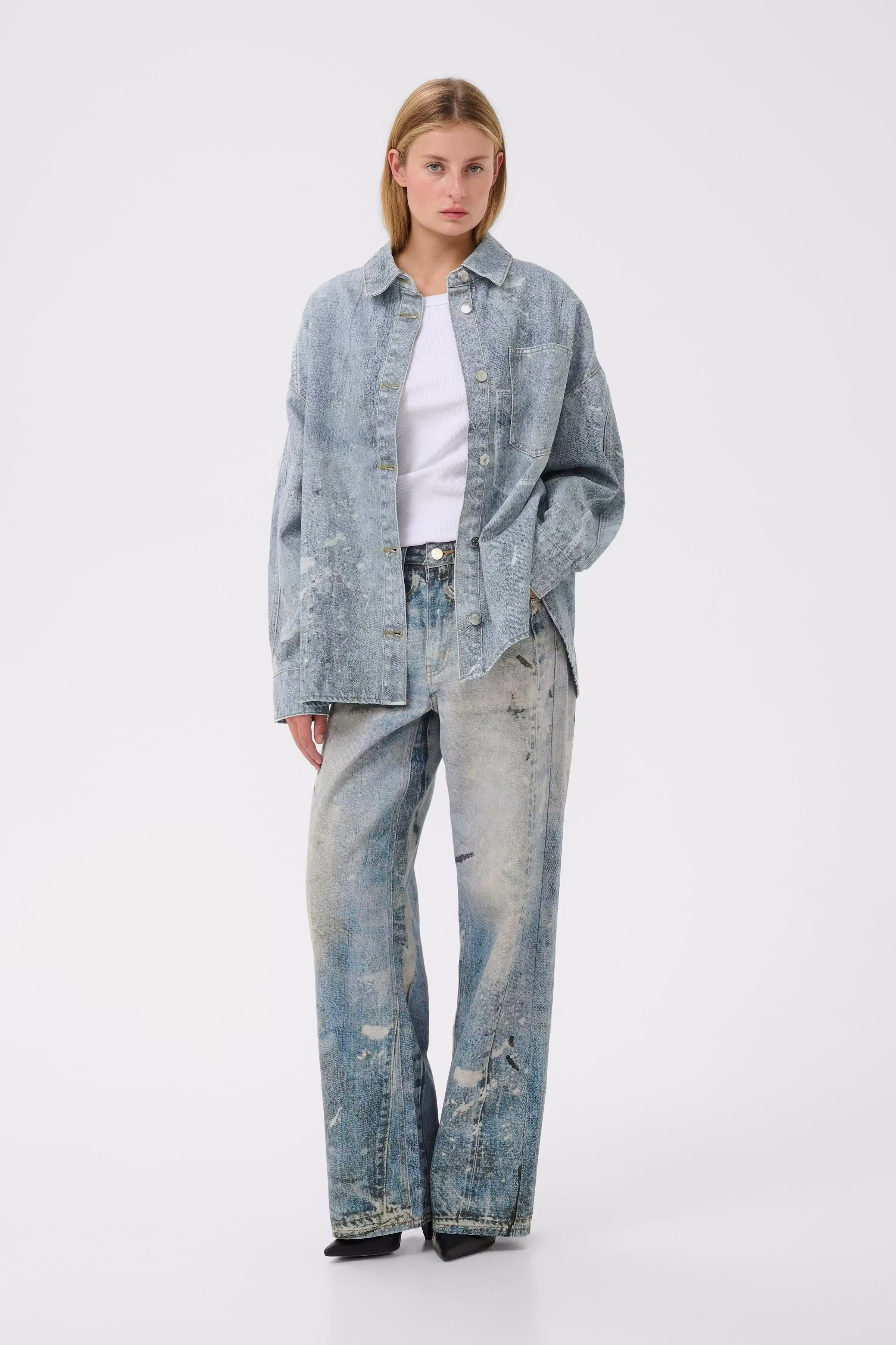 GZcornelia Denimskjorte LOOKBOOK FRONT 10910864-108834