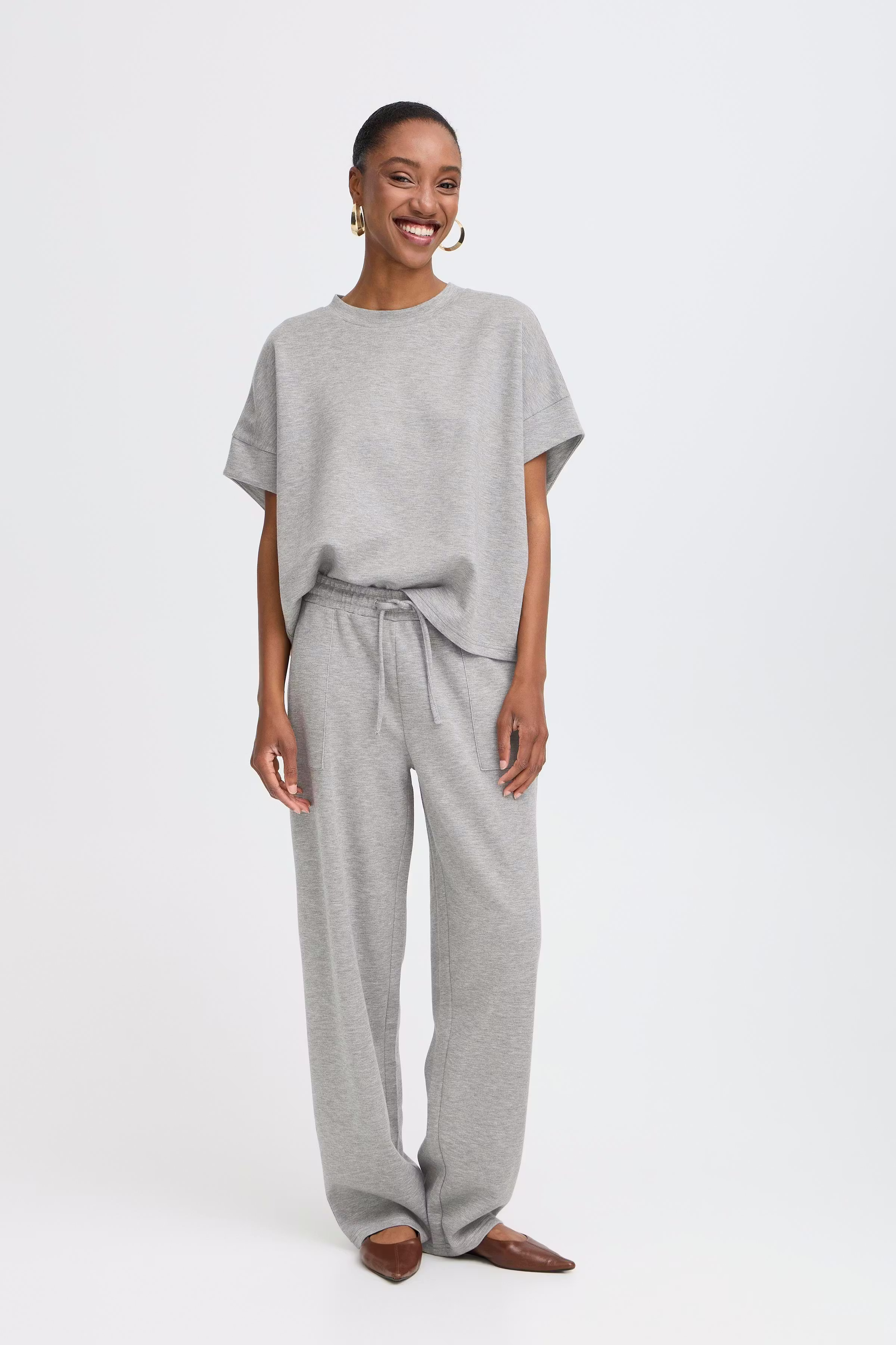 BYPUSTI Bukser LOOKBOOK FRONT 20817177-200455