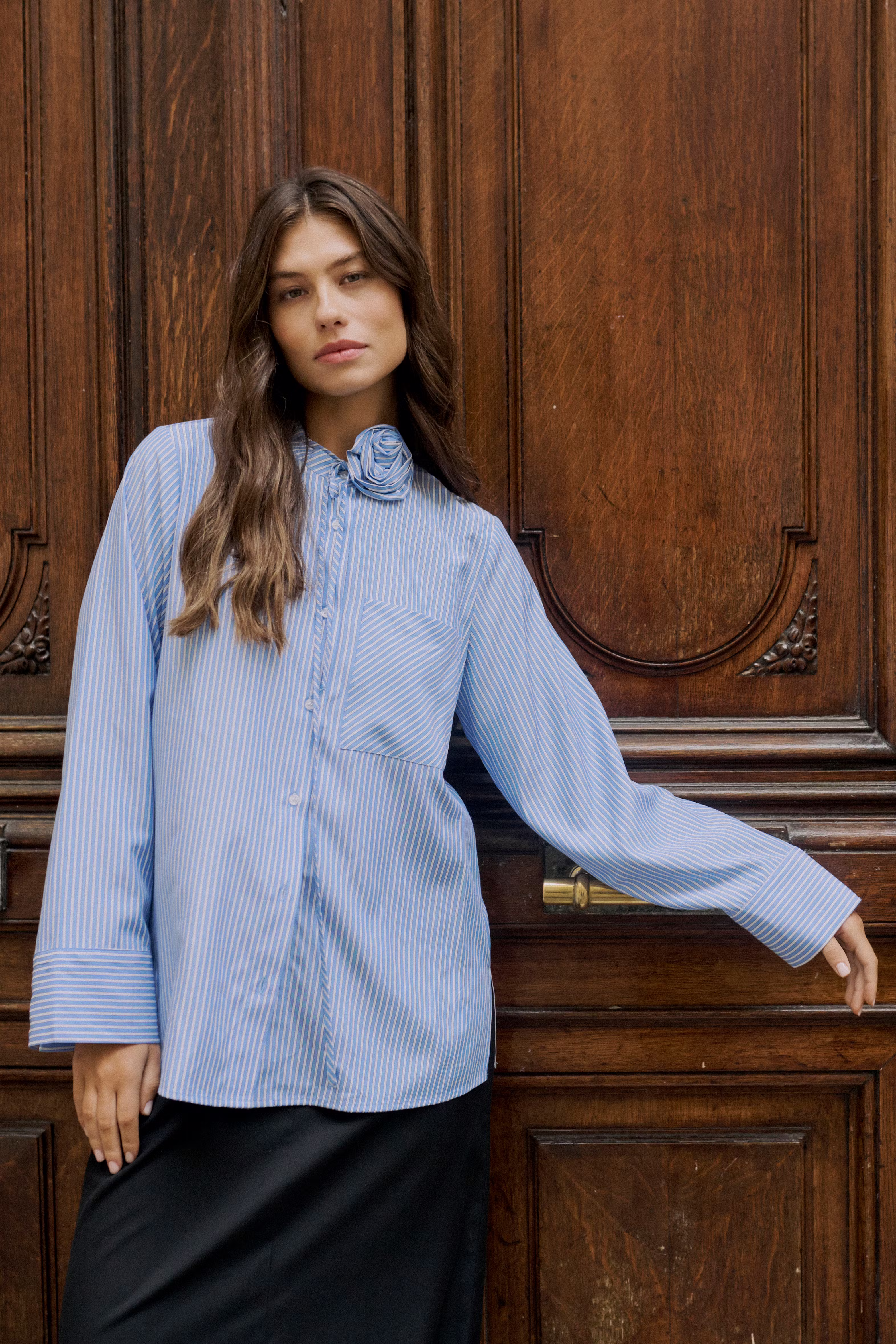 CUjude Overhemd met roos LOCATION NONE 50111459-107055