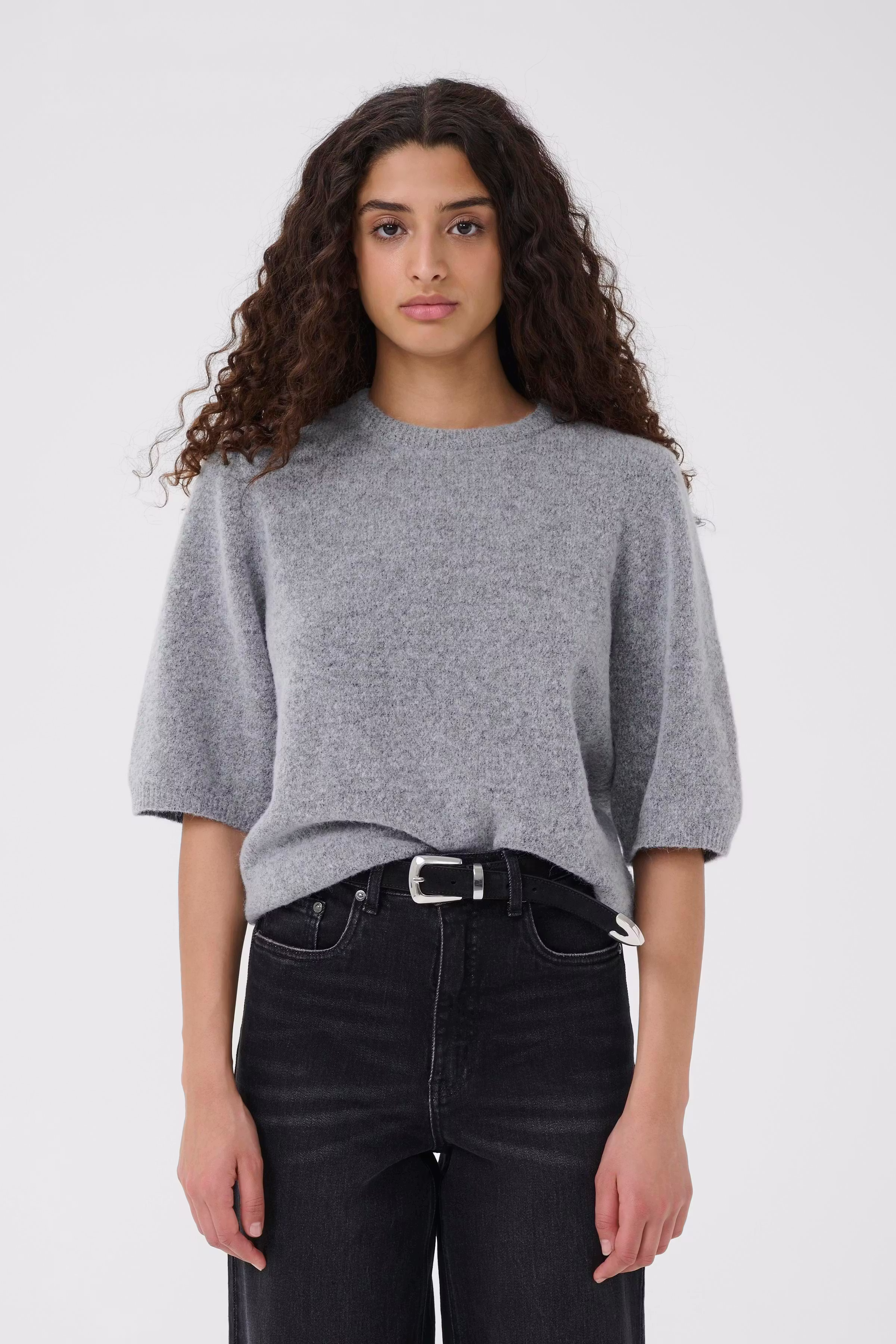 GZalpha Cardigan in black ivory striped / multi color colour