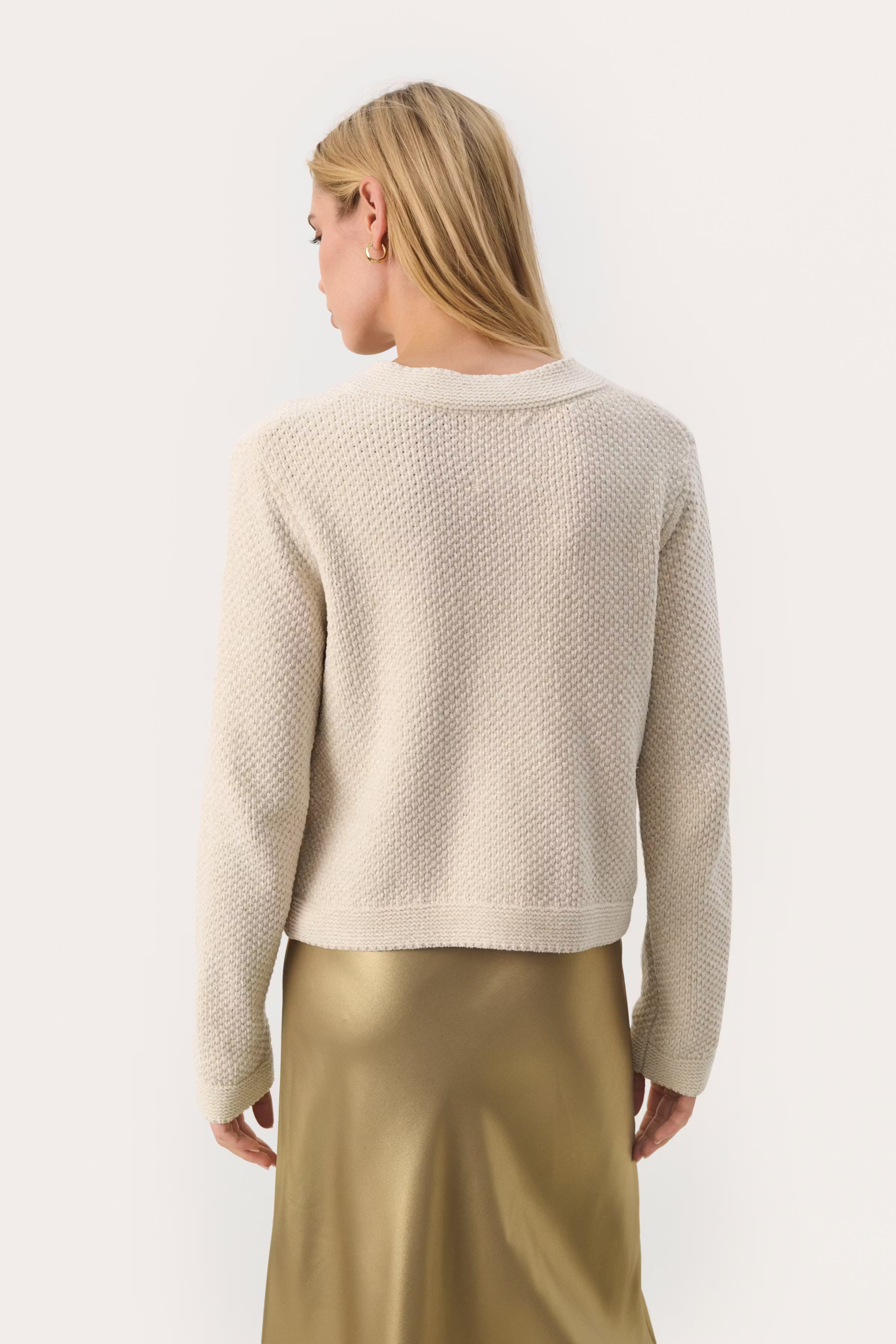 MikaPW Cardigan LOOKBOOK BACK 30309122-130400