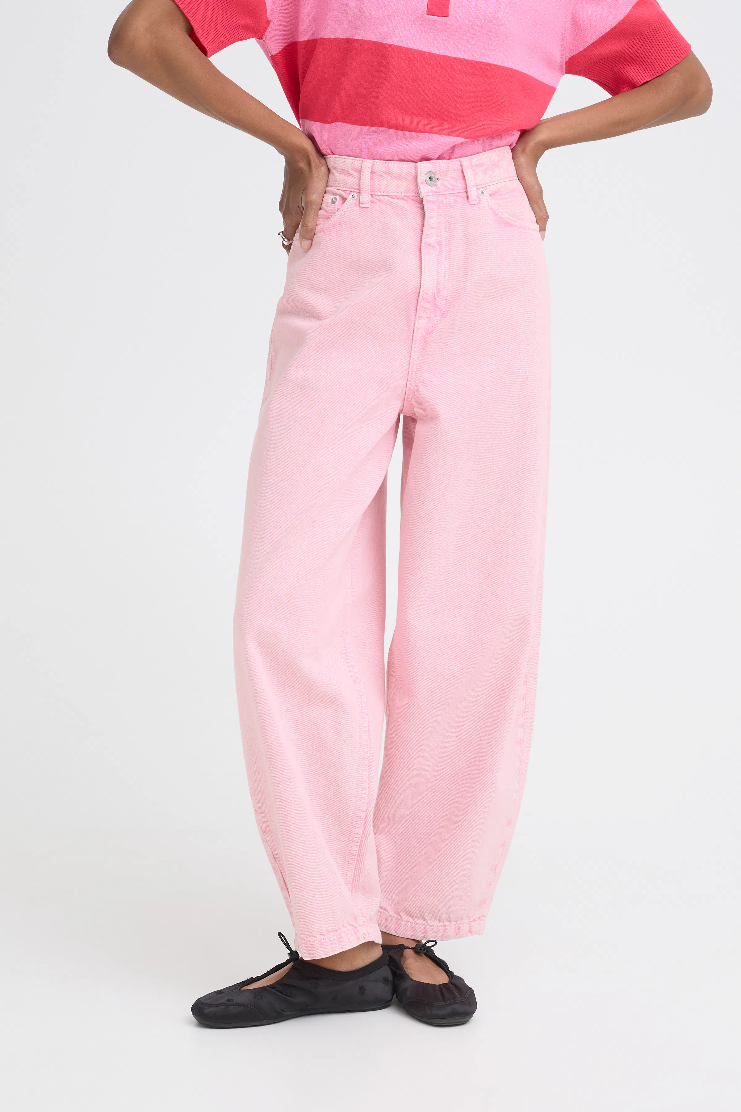 IHAVENA Jeans in cameo pink cotton | ICHI