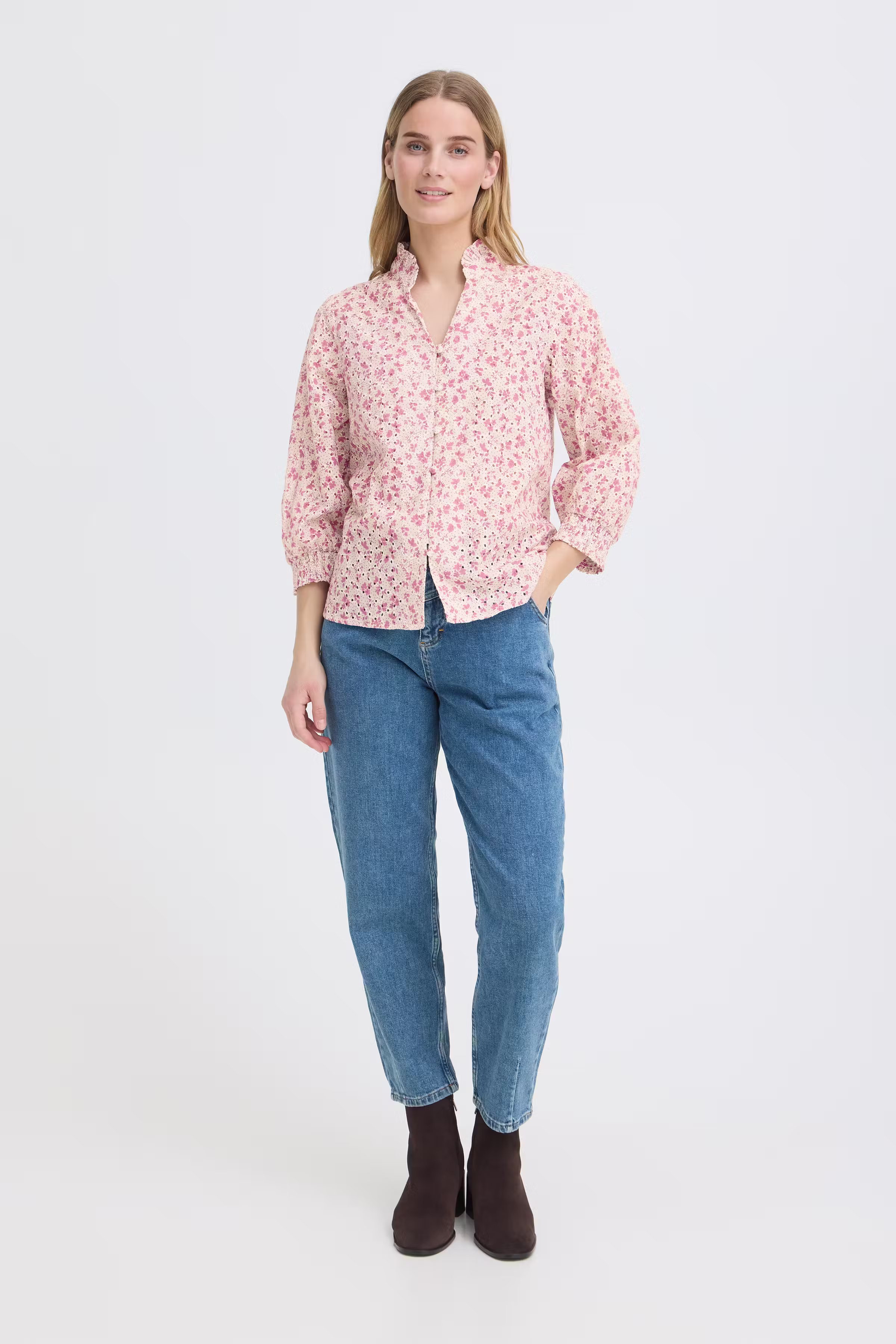 PZDOLORES Bluse LOOKBOOK FRONT 50210667-130905