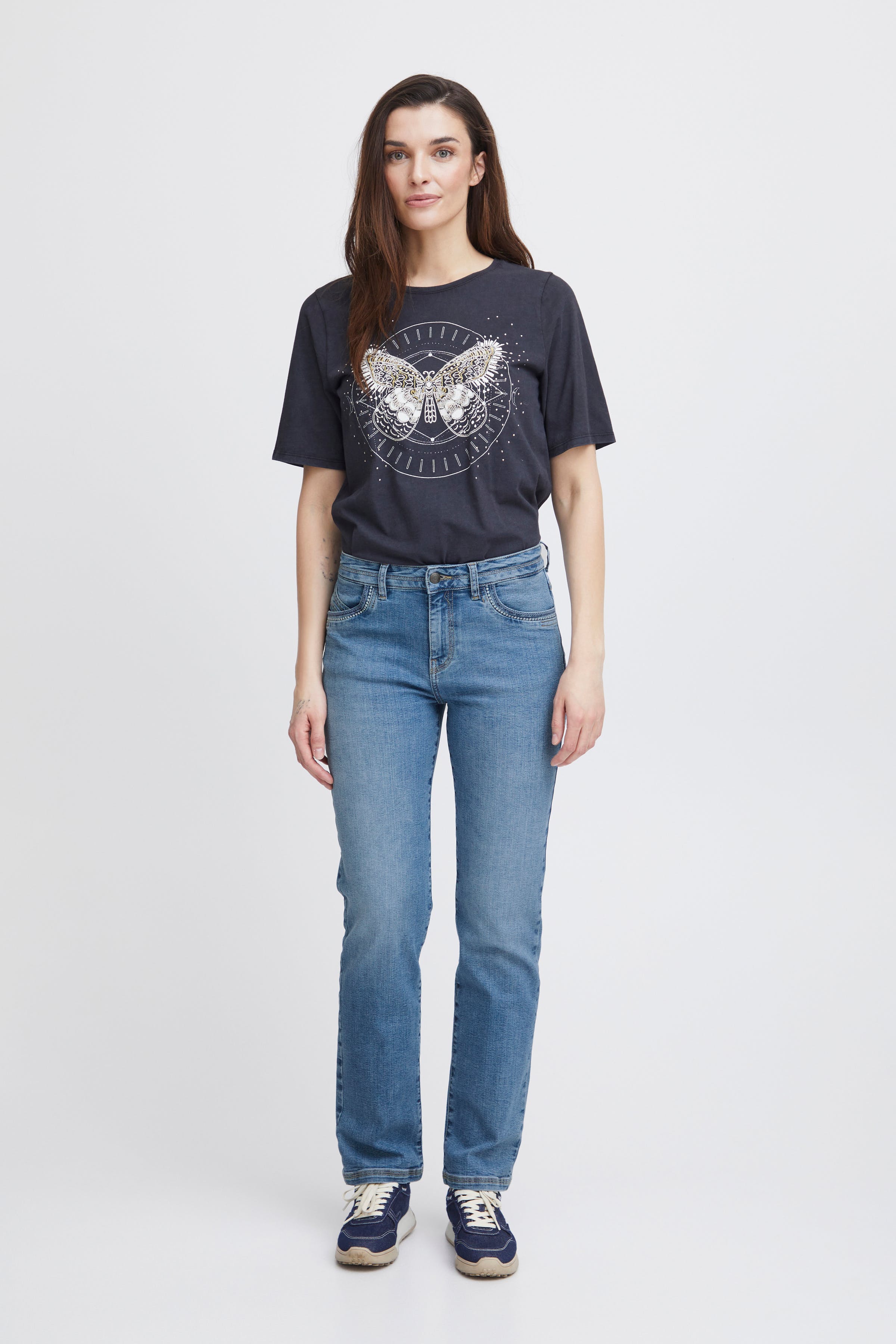 PZKENYA HW Jeans Straight Leg LOOKBOOK FRONT 50207893-200008