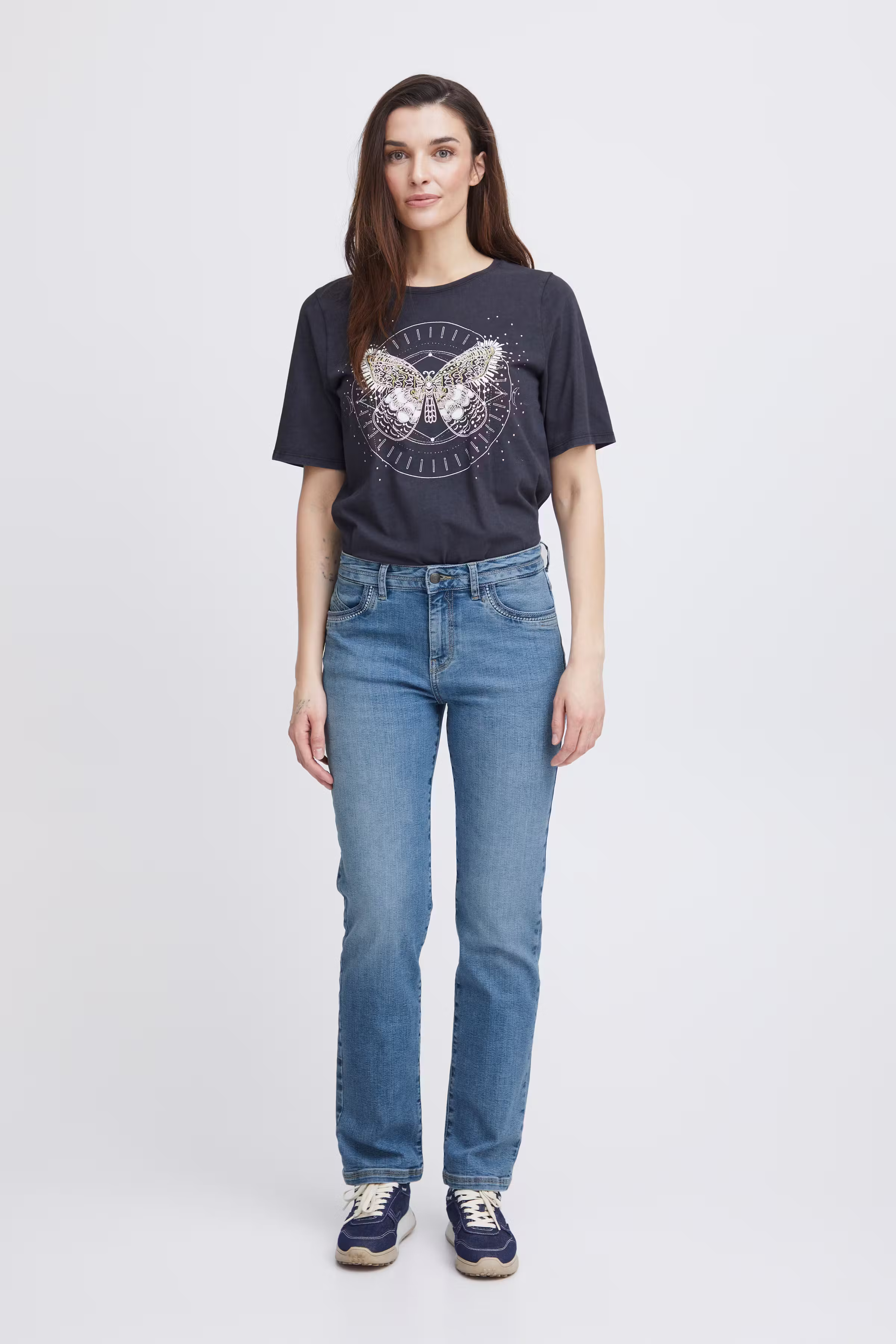 PZKENYA HW Jeans Straight Leg LOOKBOOK FRONT 50207893-200008