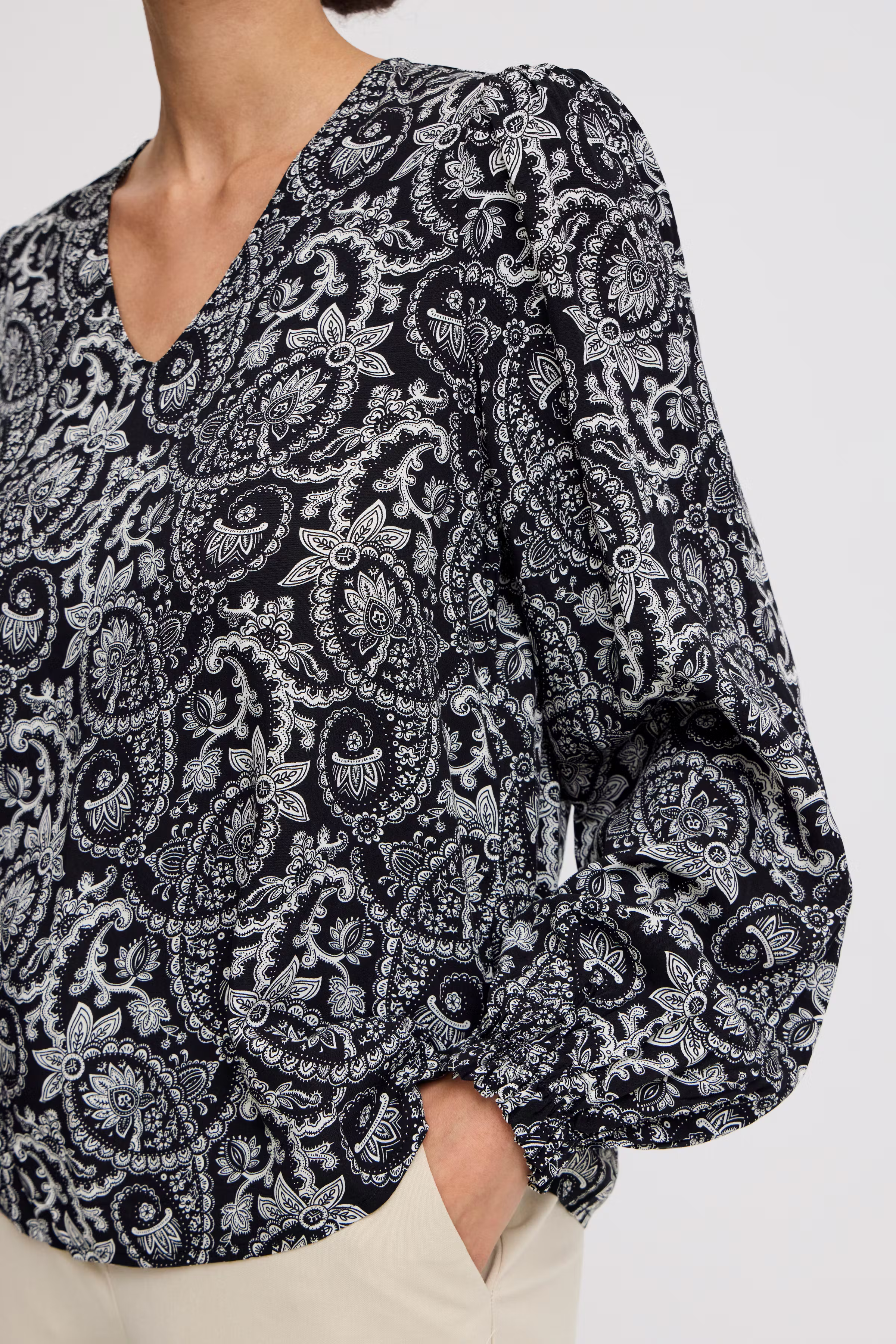 Langarm-Bluse LOOKBOOK DETAIL 20816137-200453