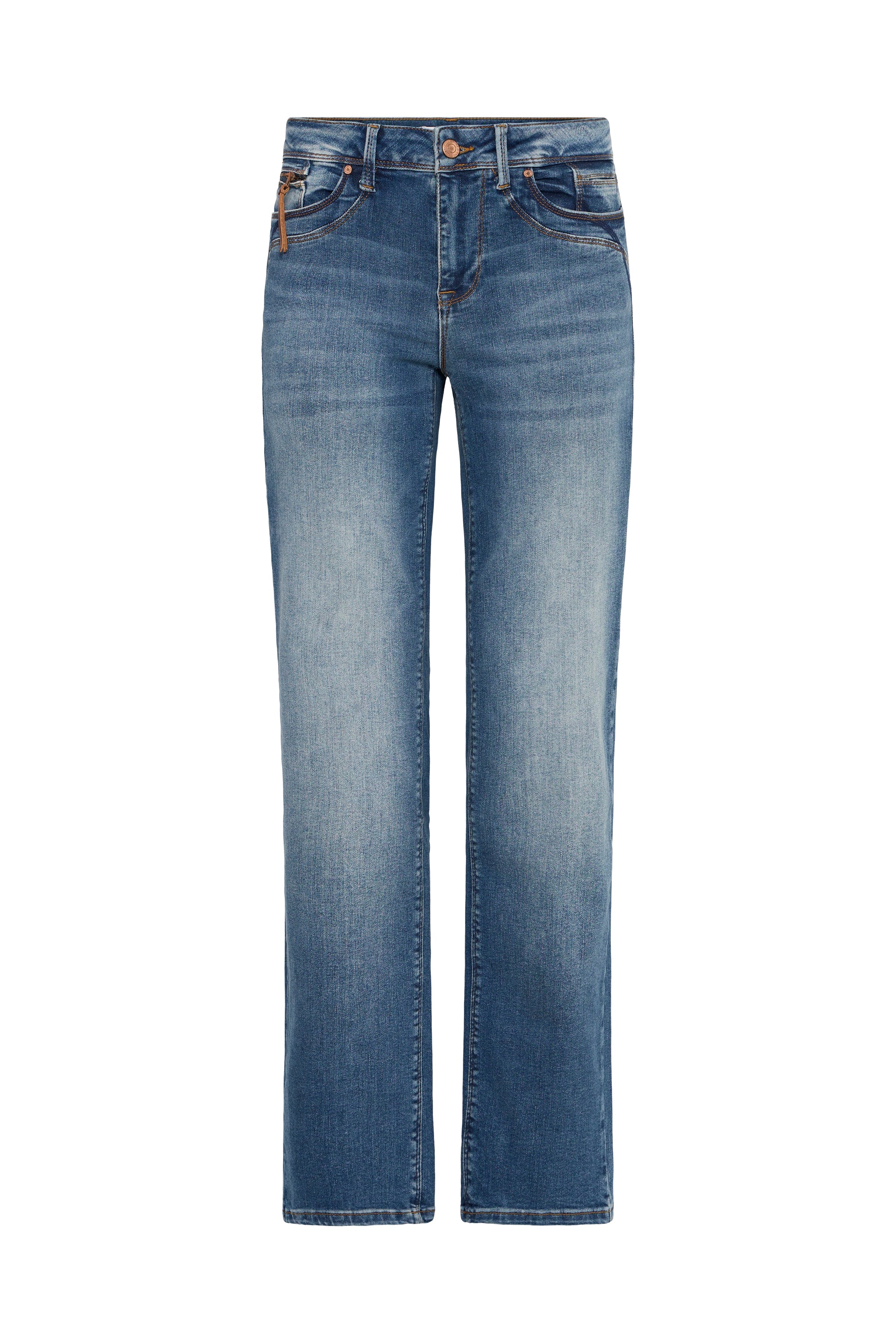 PZKAROLINA HW Jeans Straight Leg PACK FRONT 50205580-200008