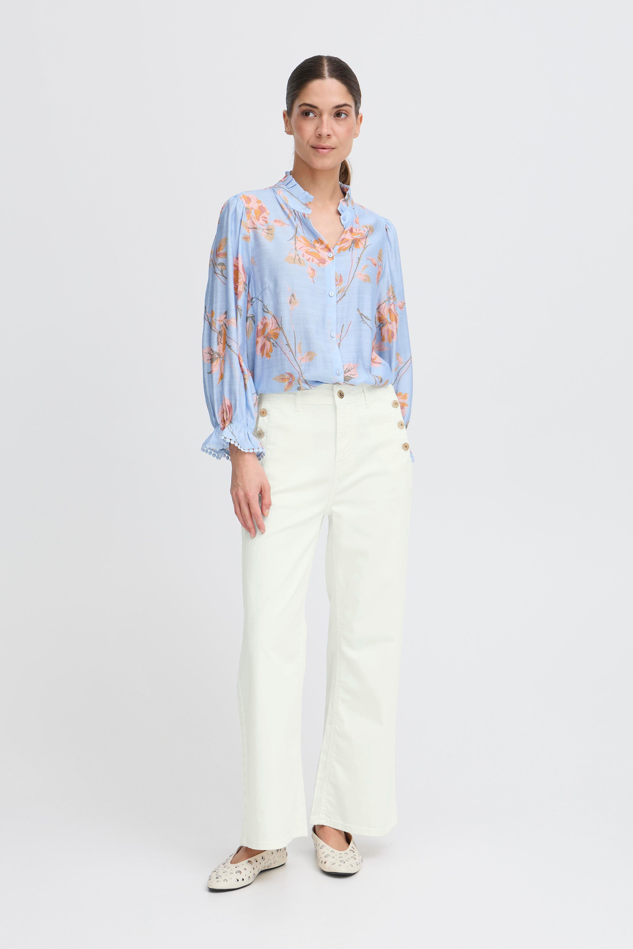 PZMAEVE Ultra High Waist Wide Leg Broek LOOKBOOK FRONT 50209012-114800