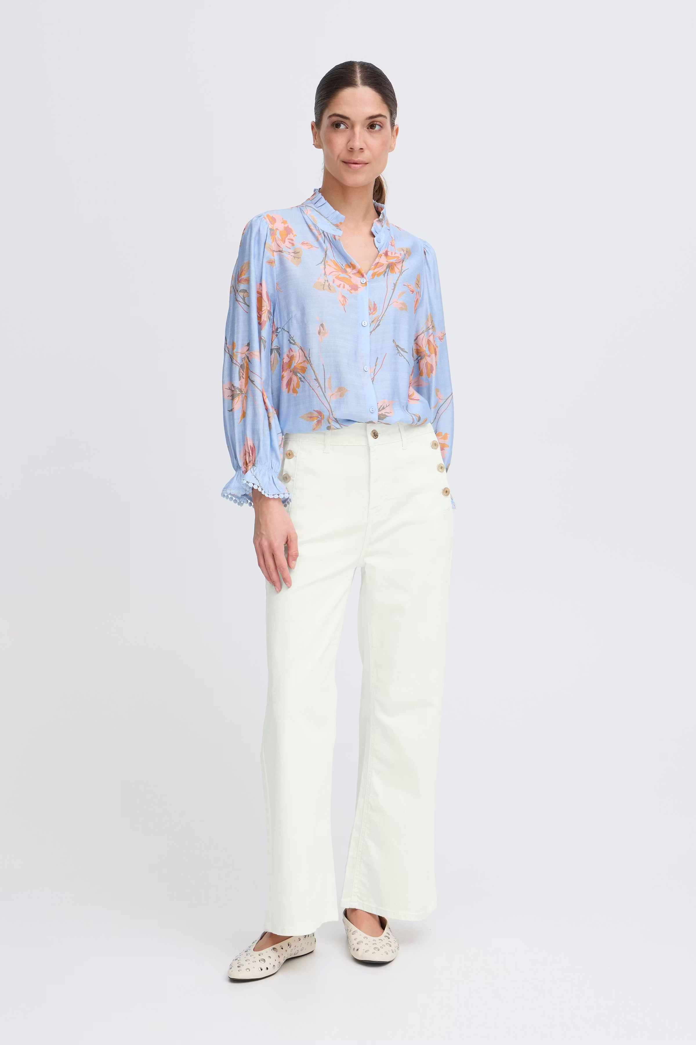 PZMAEVE Ultra High Waist Wide Leg Broek LOOKBOOK FRONT 50209012-114800