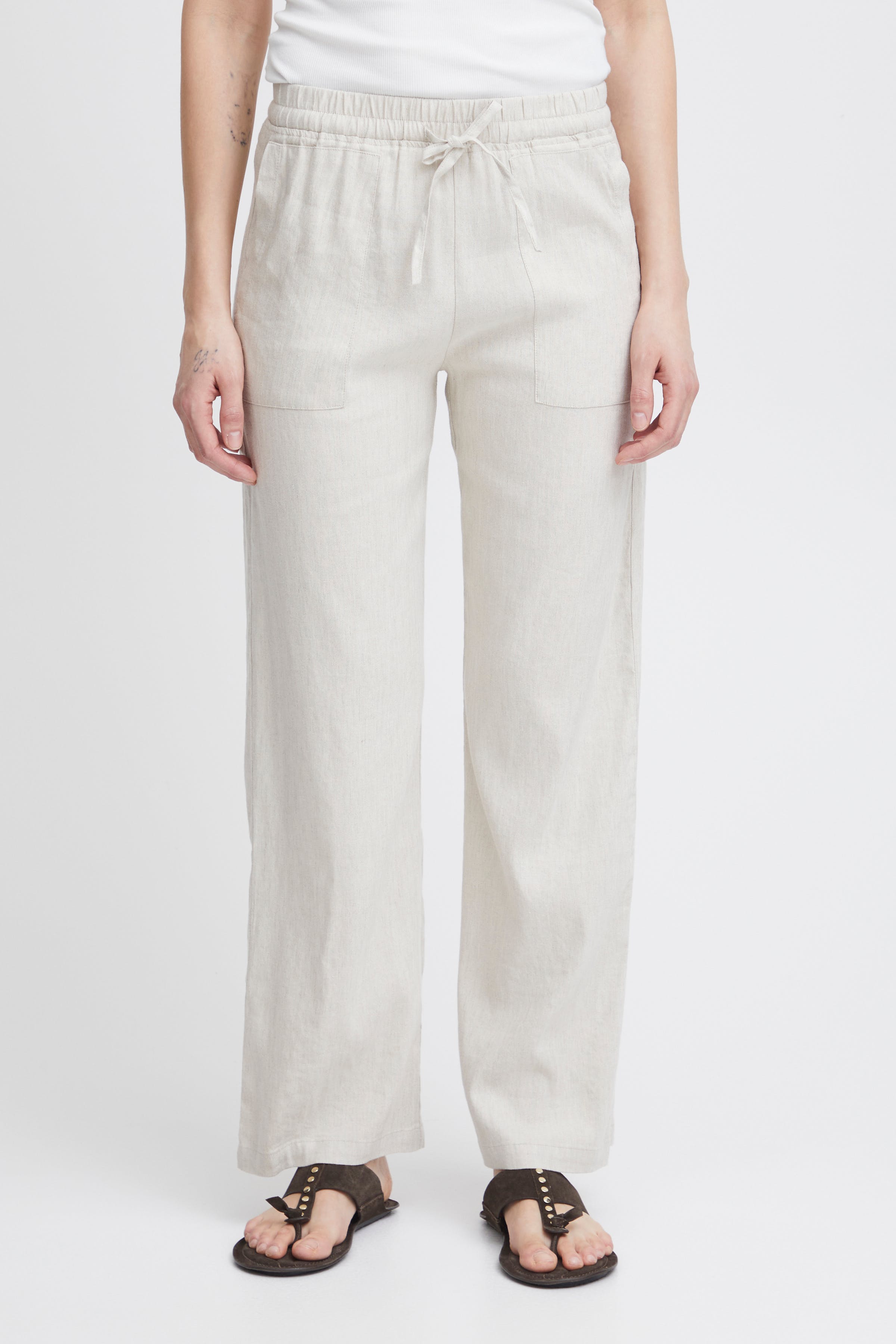 PZLUCA Full Length Wide Leg Trousers LOOKBOOK FRONT 50208020-1309071