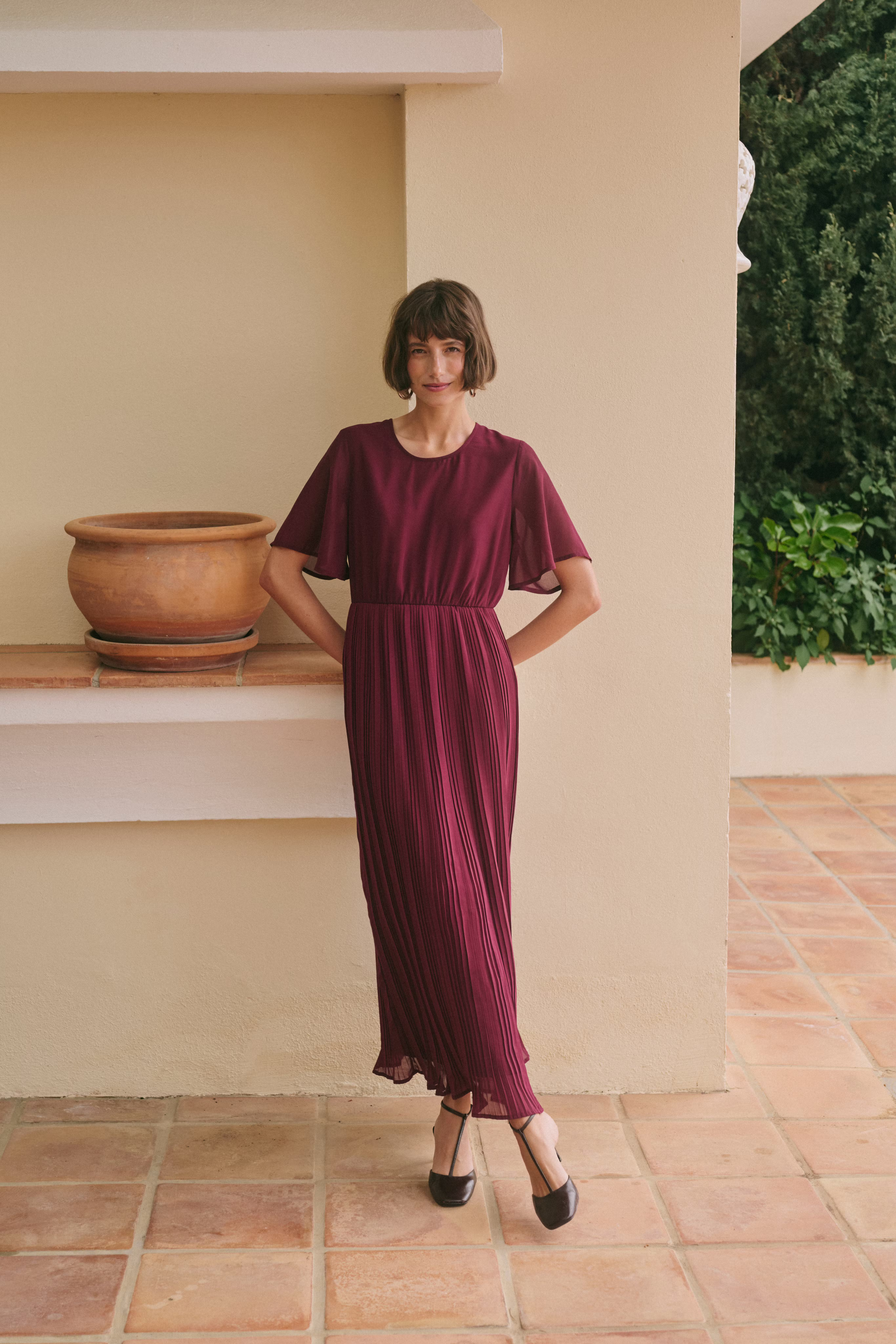CUbellis Pleated dress LOCATION NONE 50113633-191526