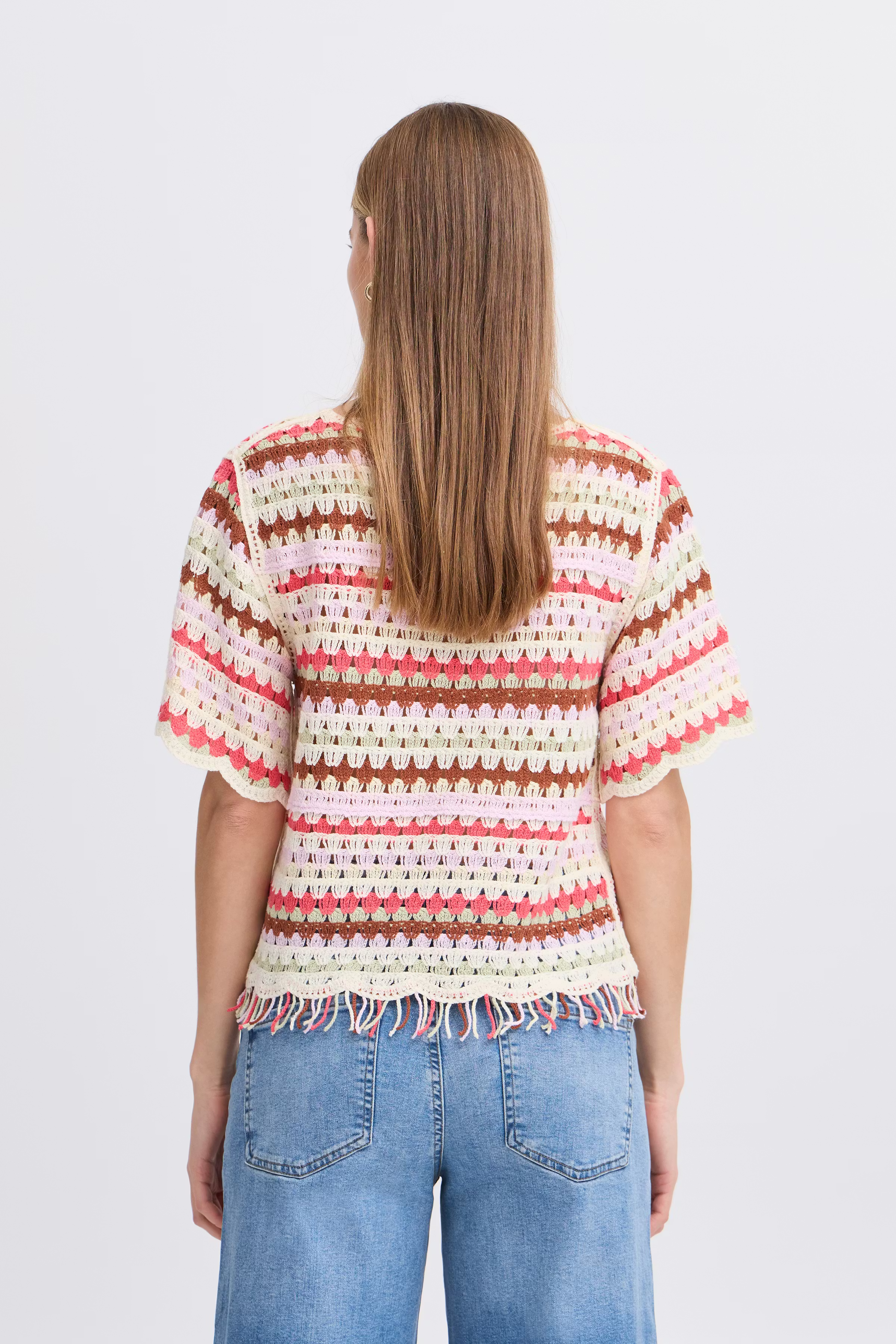 IHBANDIE Blouse à manches courtes LOOKBOOK BACK 20122941-200681