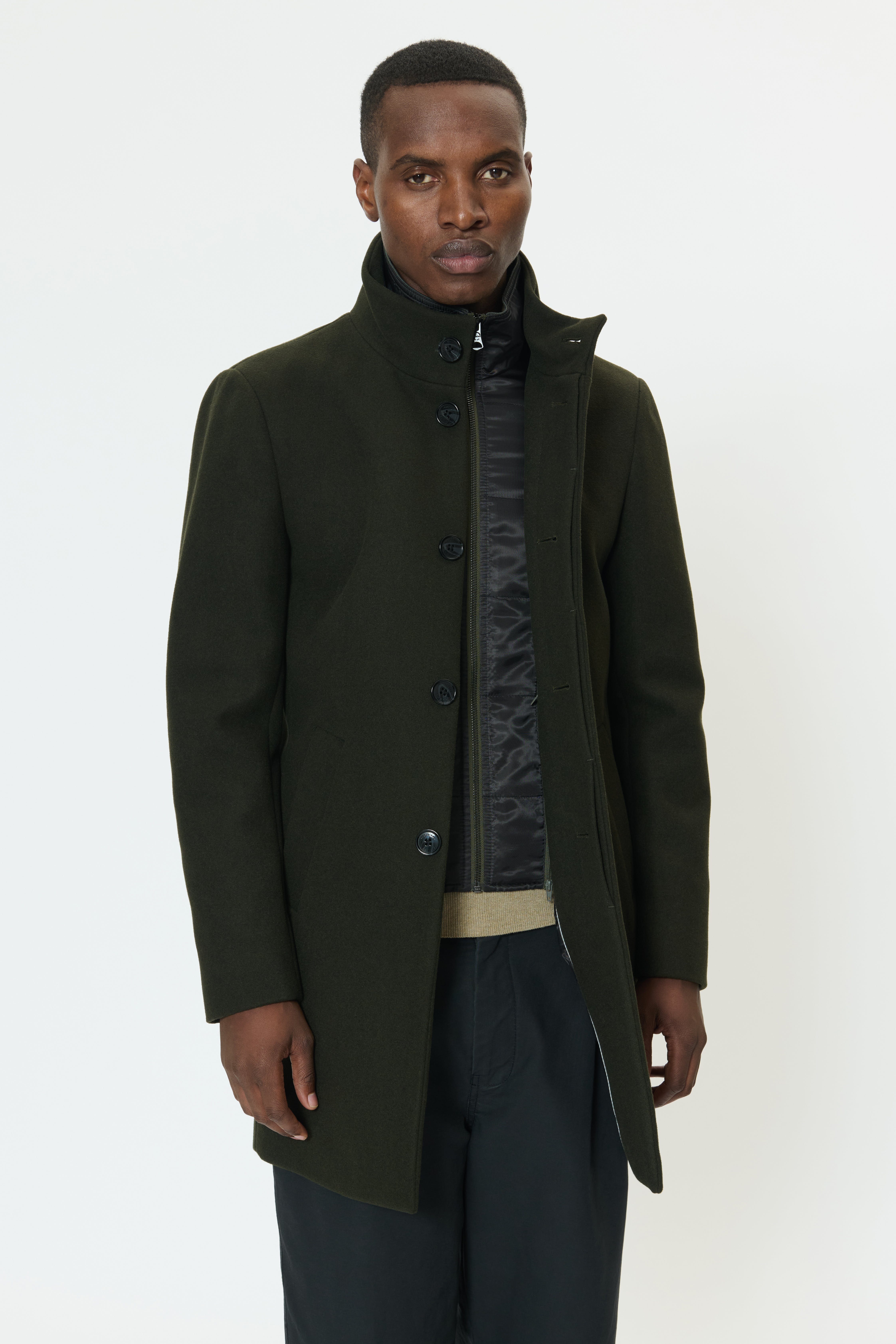 Harvey Wool Coat LOOKBOOK FRONT 30203845-21505