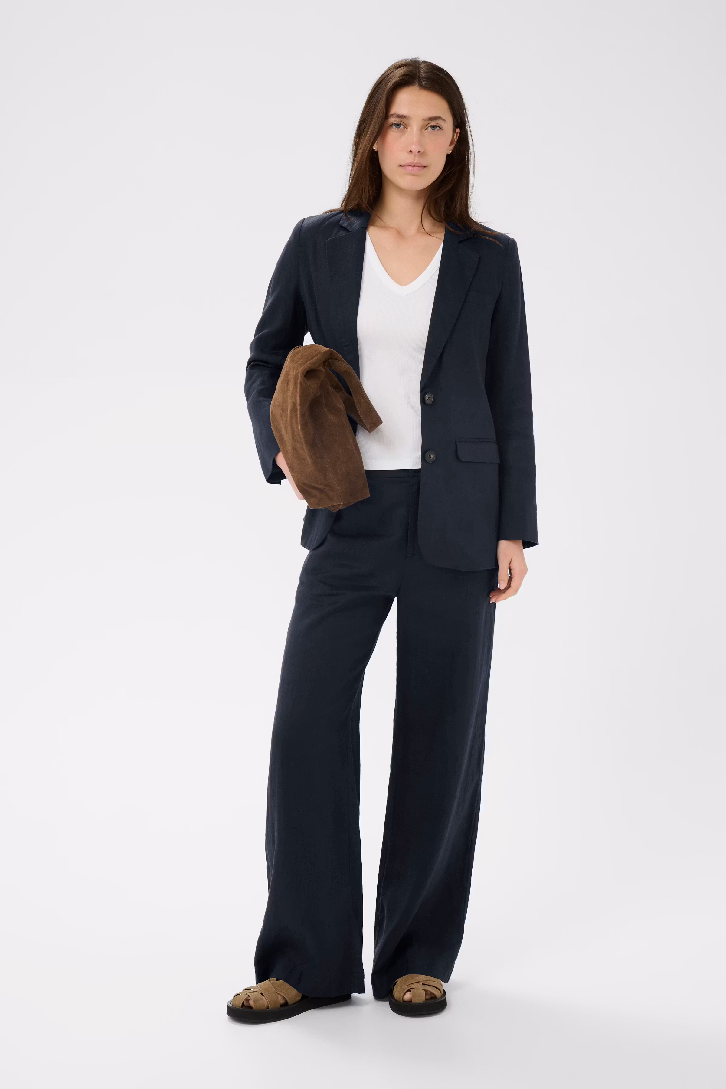 NyanPW Linen Blazer LOOKBOOK FRONT 30309561-194109