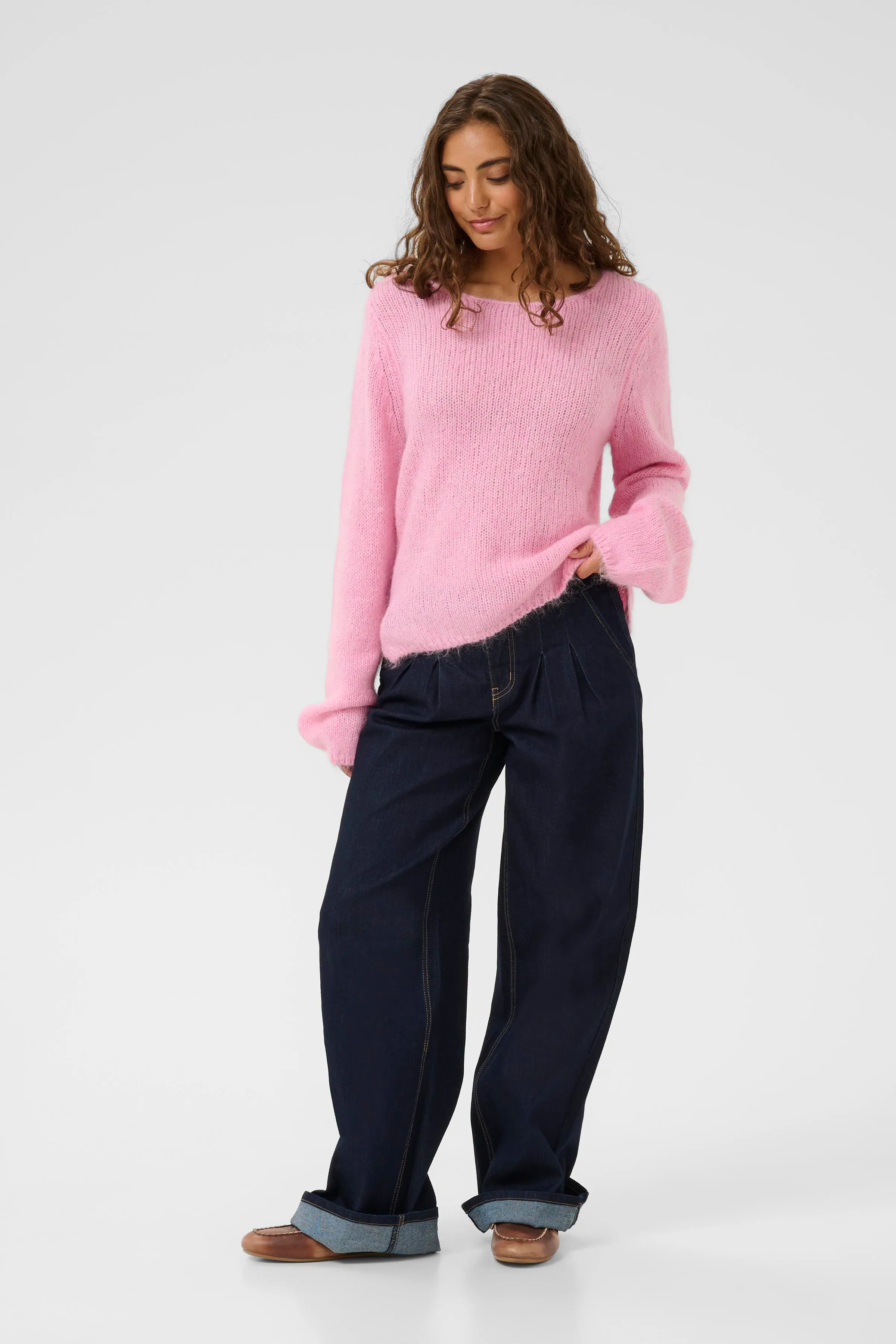 CUcemilie Strik med mohair LOOKBOOK FRONT 50112714-1427101