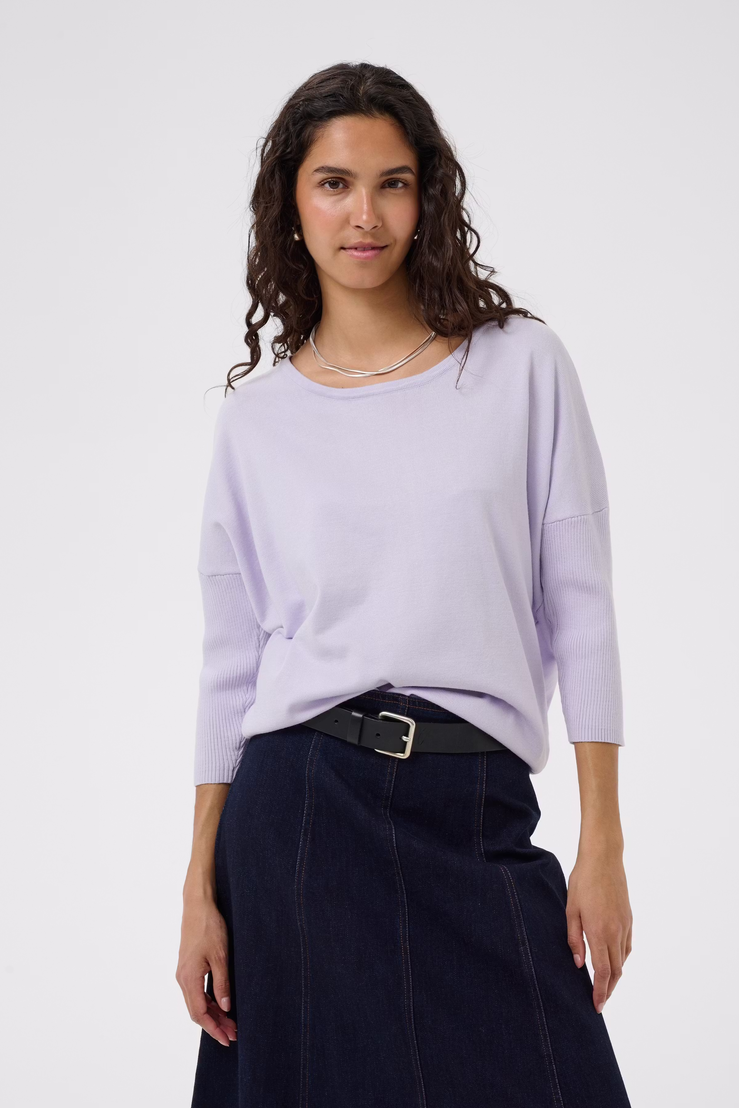 MilaSZ R-Neck Pullover LOOKBOOK FRONT 30500003-153807
