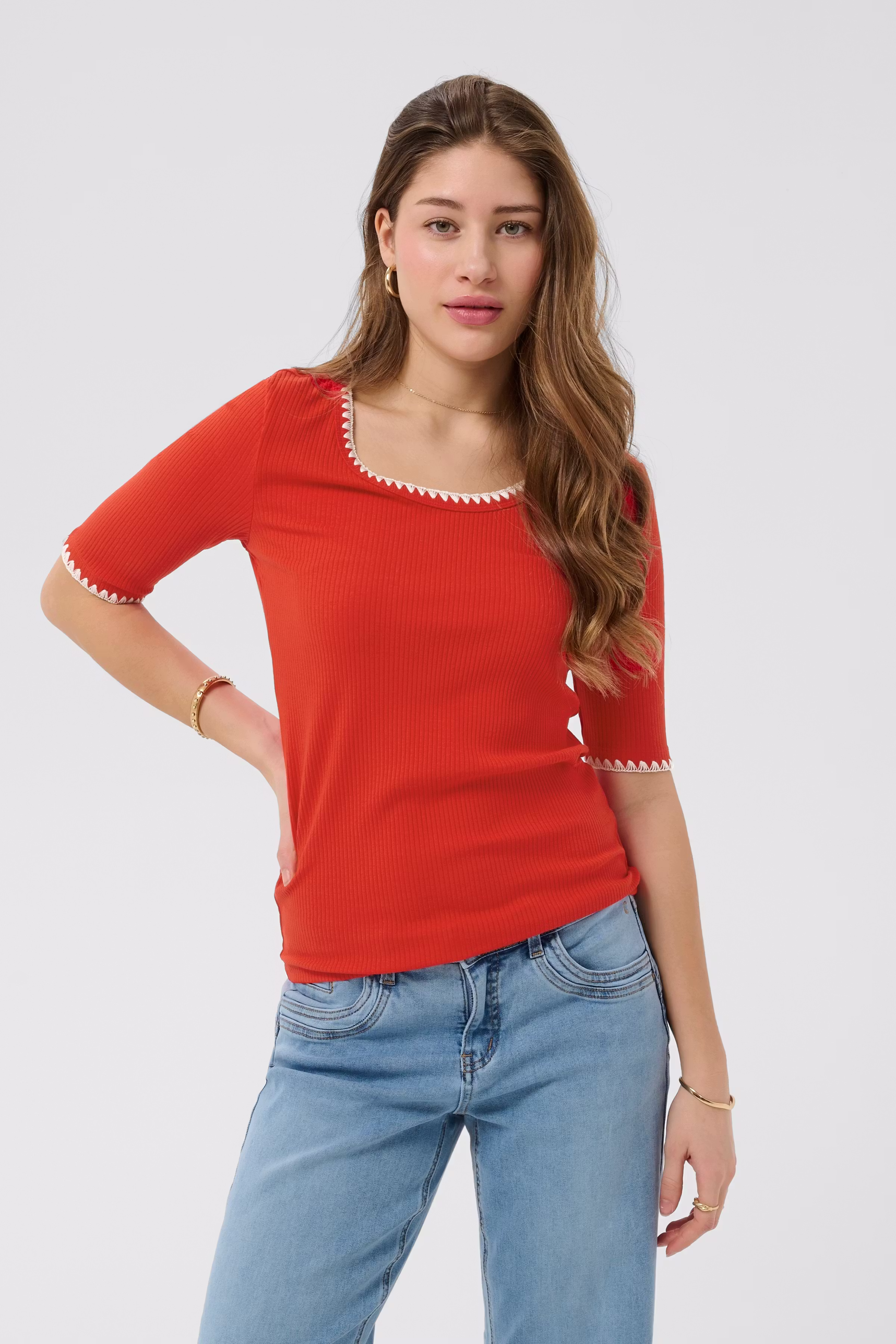 CRRibba T-shirt LOOKBOOK FRONT 10614510-181662