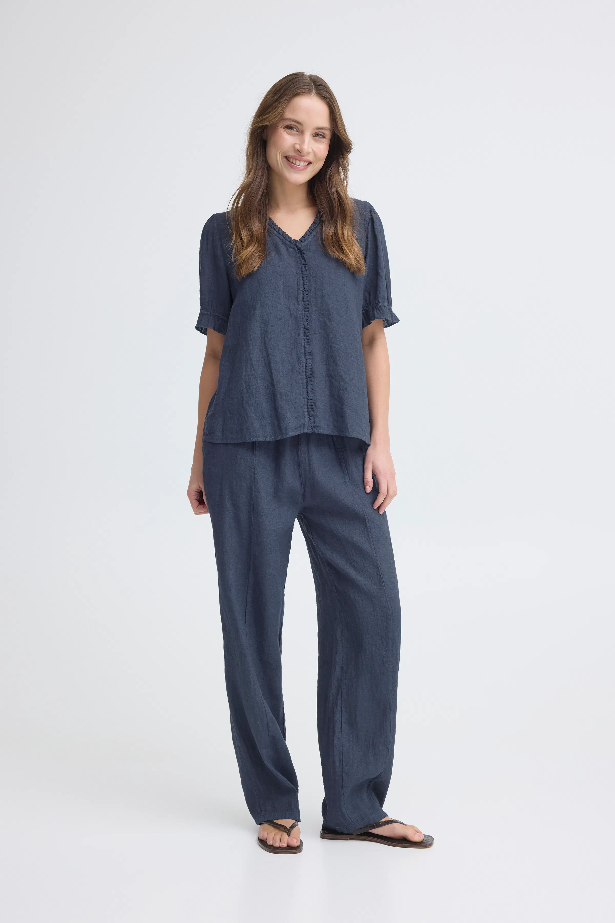 SBFONTANELLE Skjorte LOOKBOOK FRONT 22101046-194117