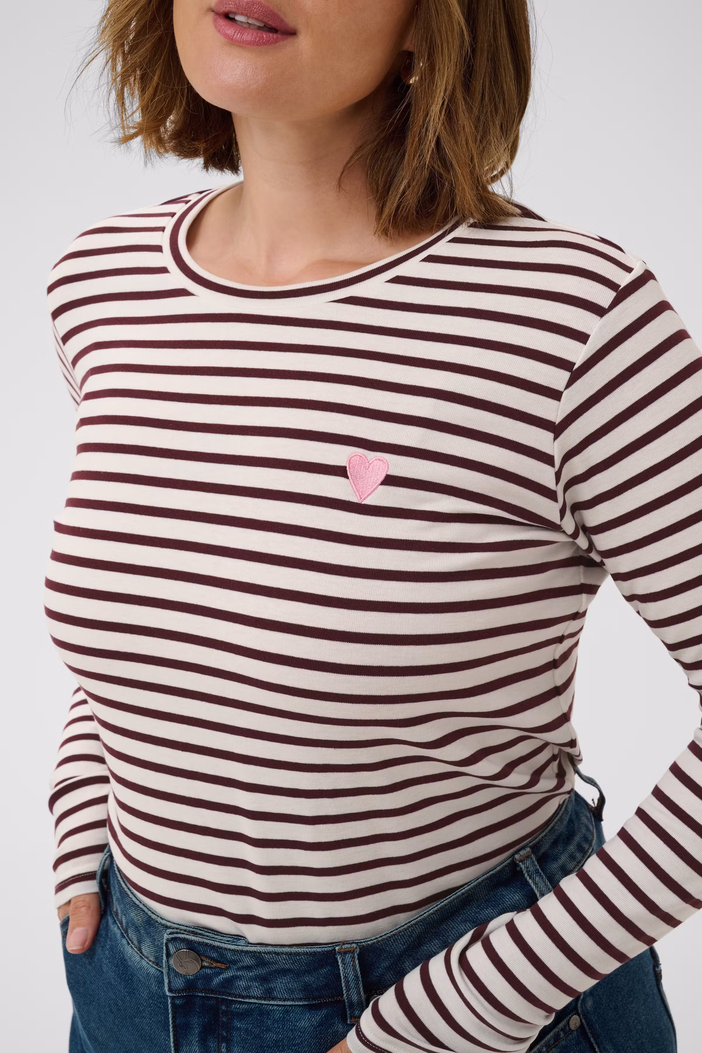 KClia Gestreiftes Langarm-T-Shirt LOOKBOOK DETAIL 10580179-109989
