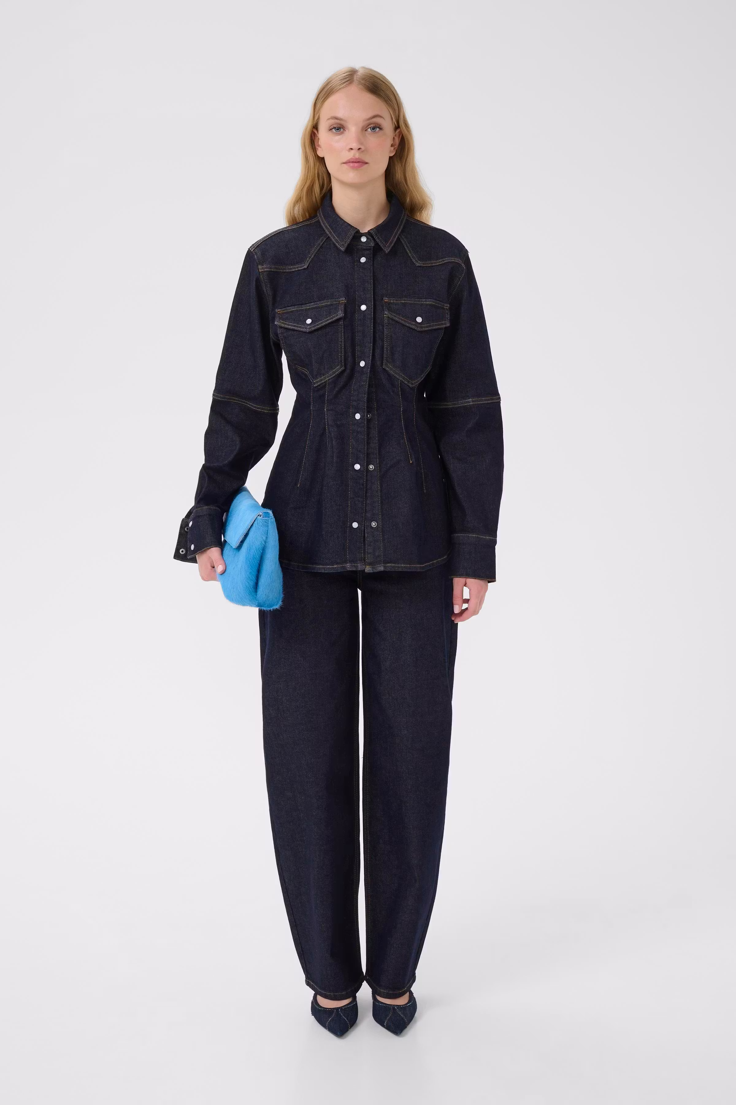 GZmae Denim shirt LOOKBOOK FRONT 10910867-102429