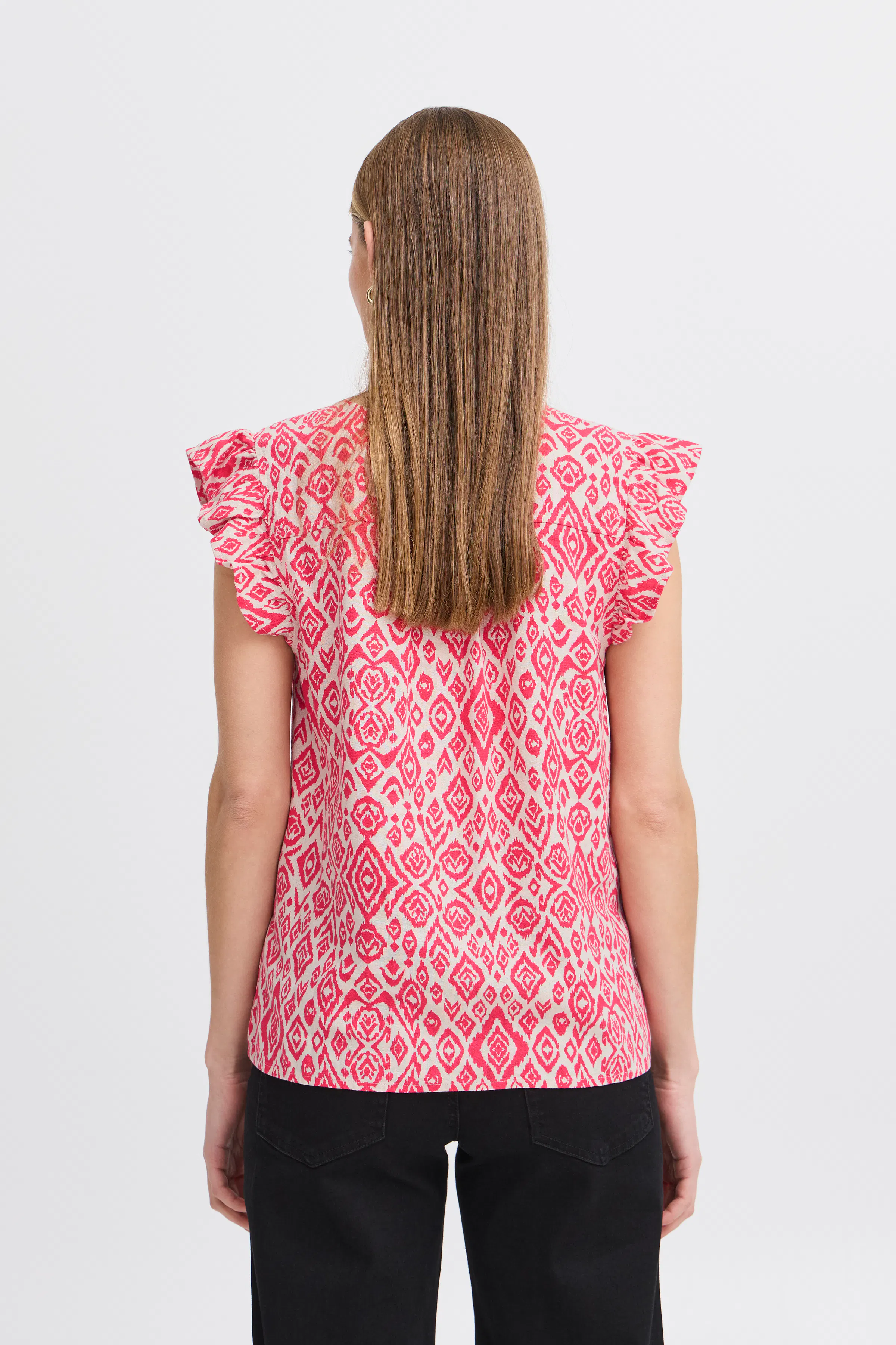 IHLINNO Ærmeløs bluse LOOKBOOK BACK 20122924-204433