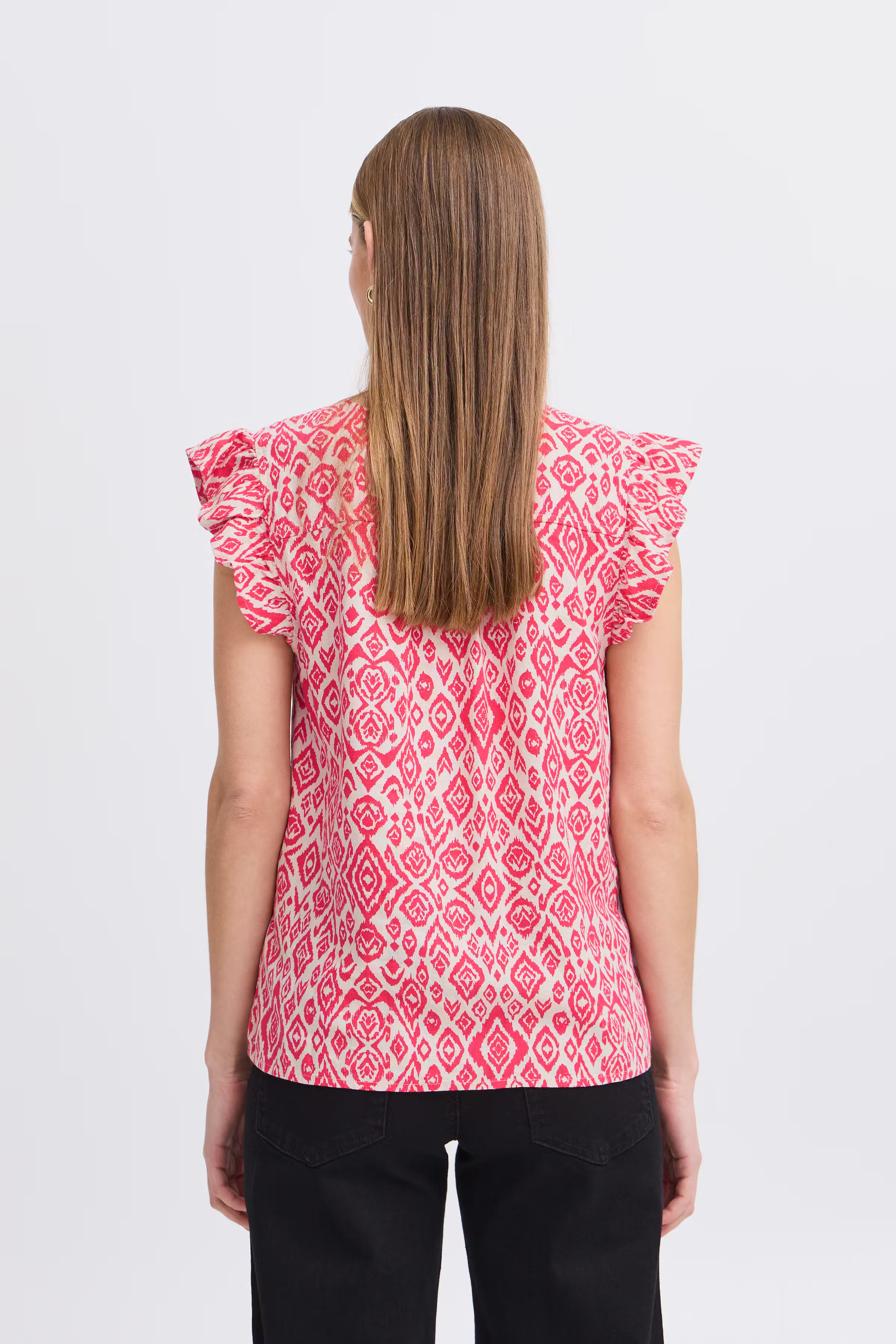 IHLINNO Ærmeløs bluse LOOKBOOK BACK 20122924-204433