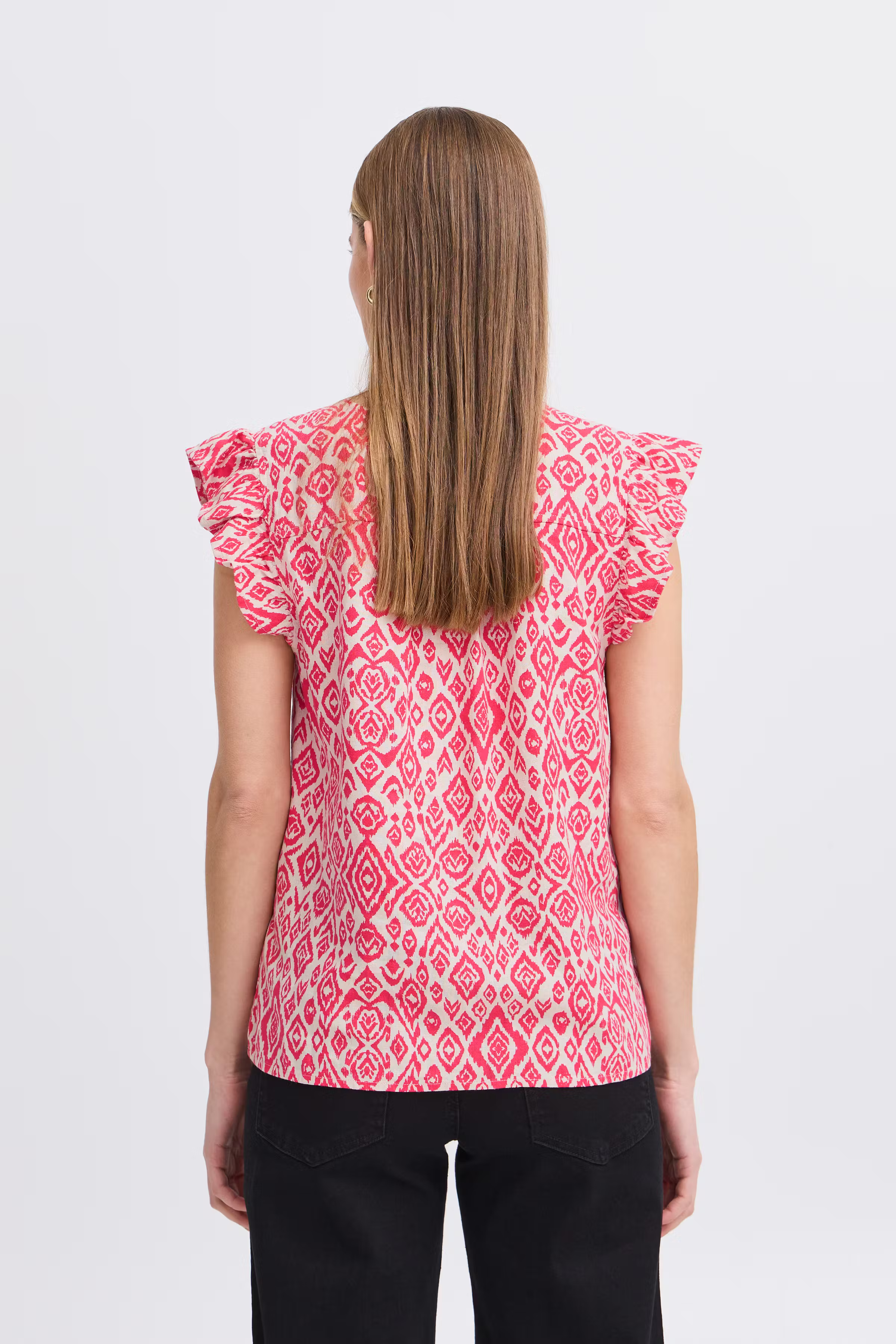 IHLINNO Ærmeløs bluse LOOKBOOK BACK 20122924-204433