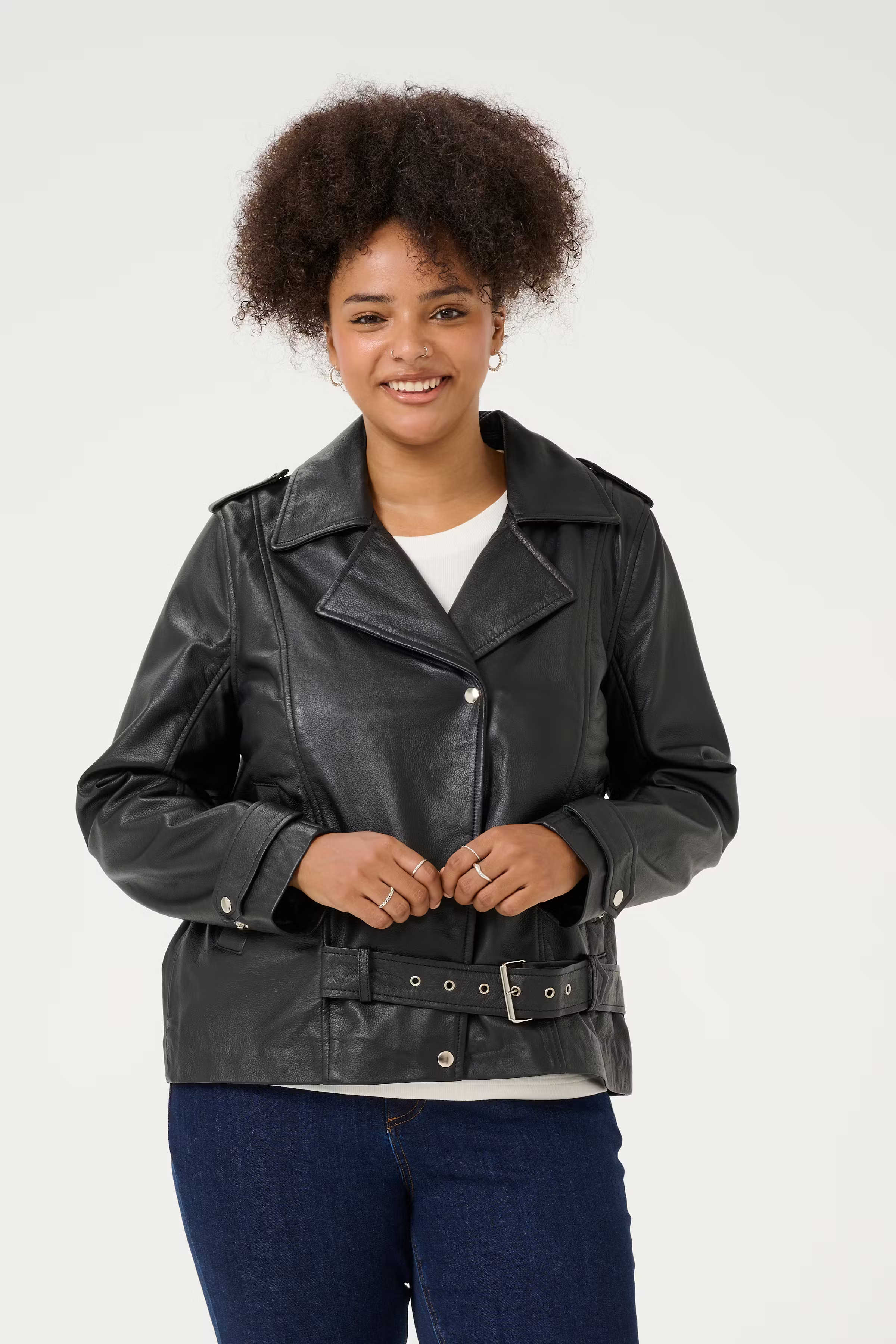 KCsuena Lederjacke LOOKBOOK FRONT 10583129-100121