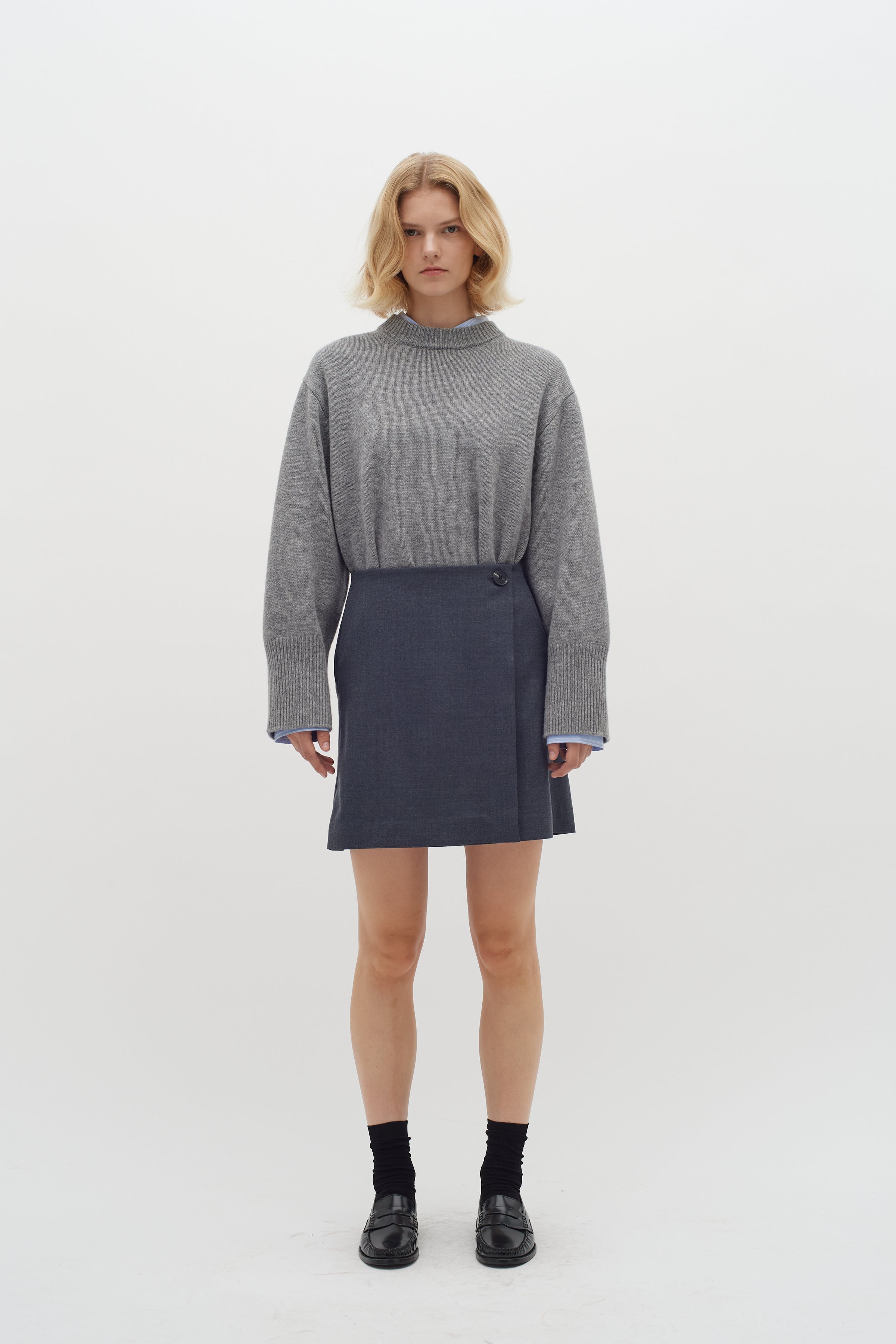 BuneIW Kjol LOOKBOOK FRONT 30108583-302304