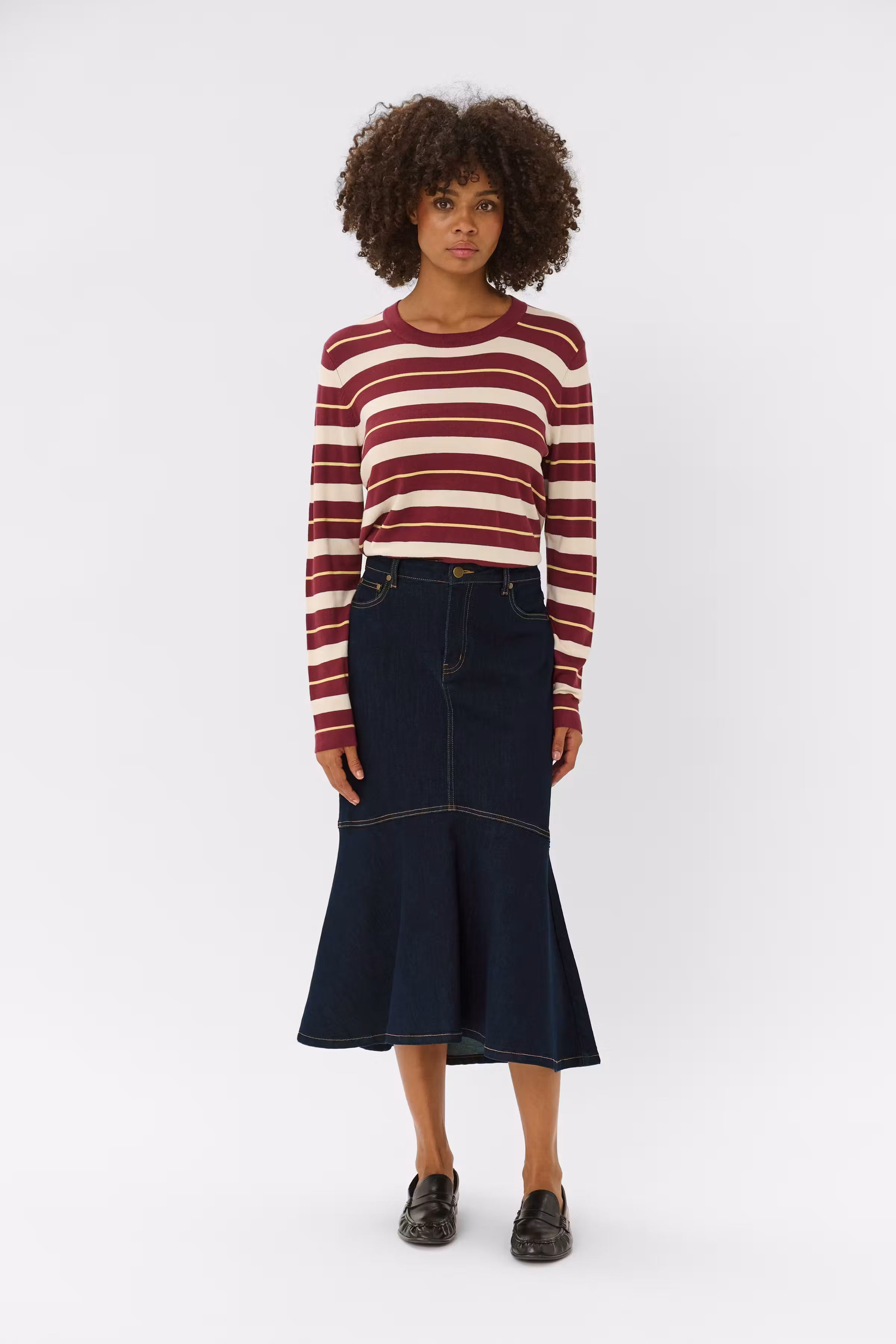 CUhalle Denimkjol LOOKBOOK FRONT 50113543-500119