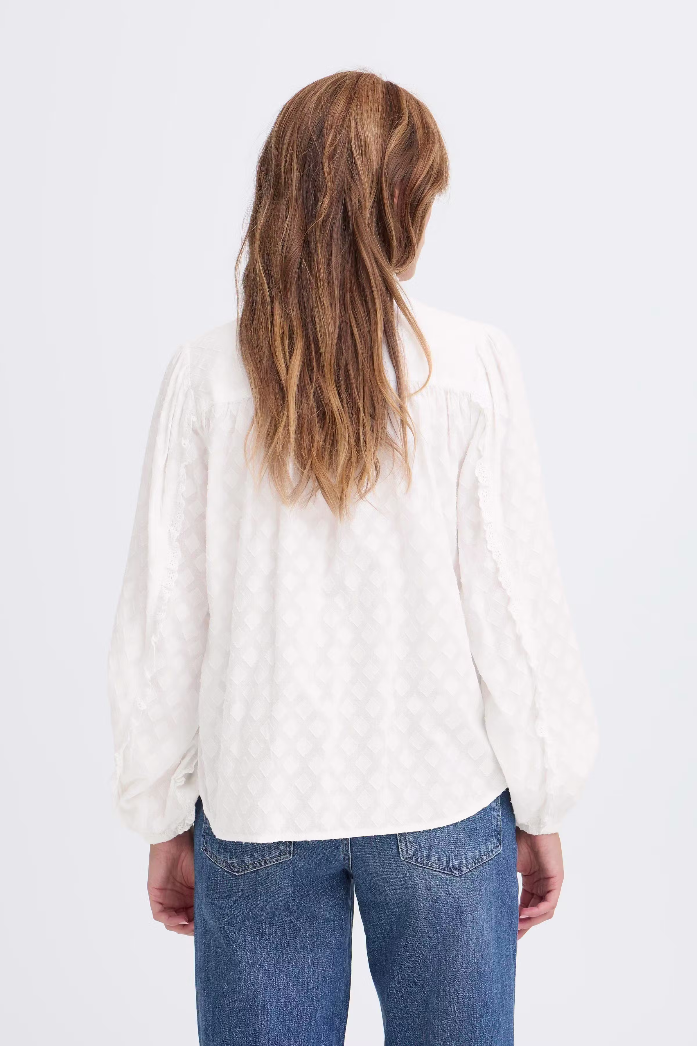 PZELOISE Skjorte LOOKBOOK BACK 50210094-114201