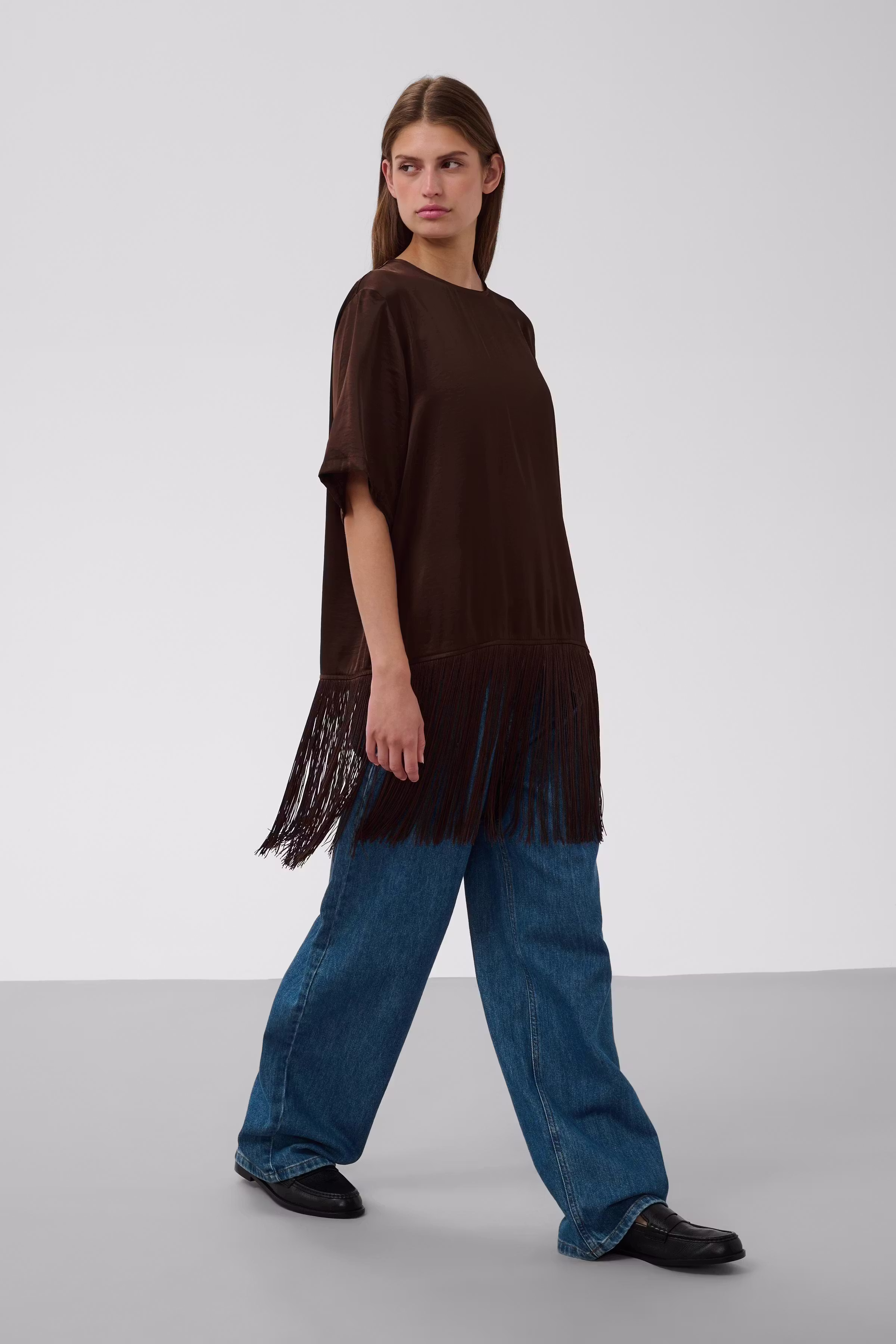 SLVerona Fringe Bluse LOOKBOOK FRONT 30410027-190912