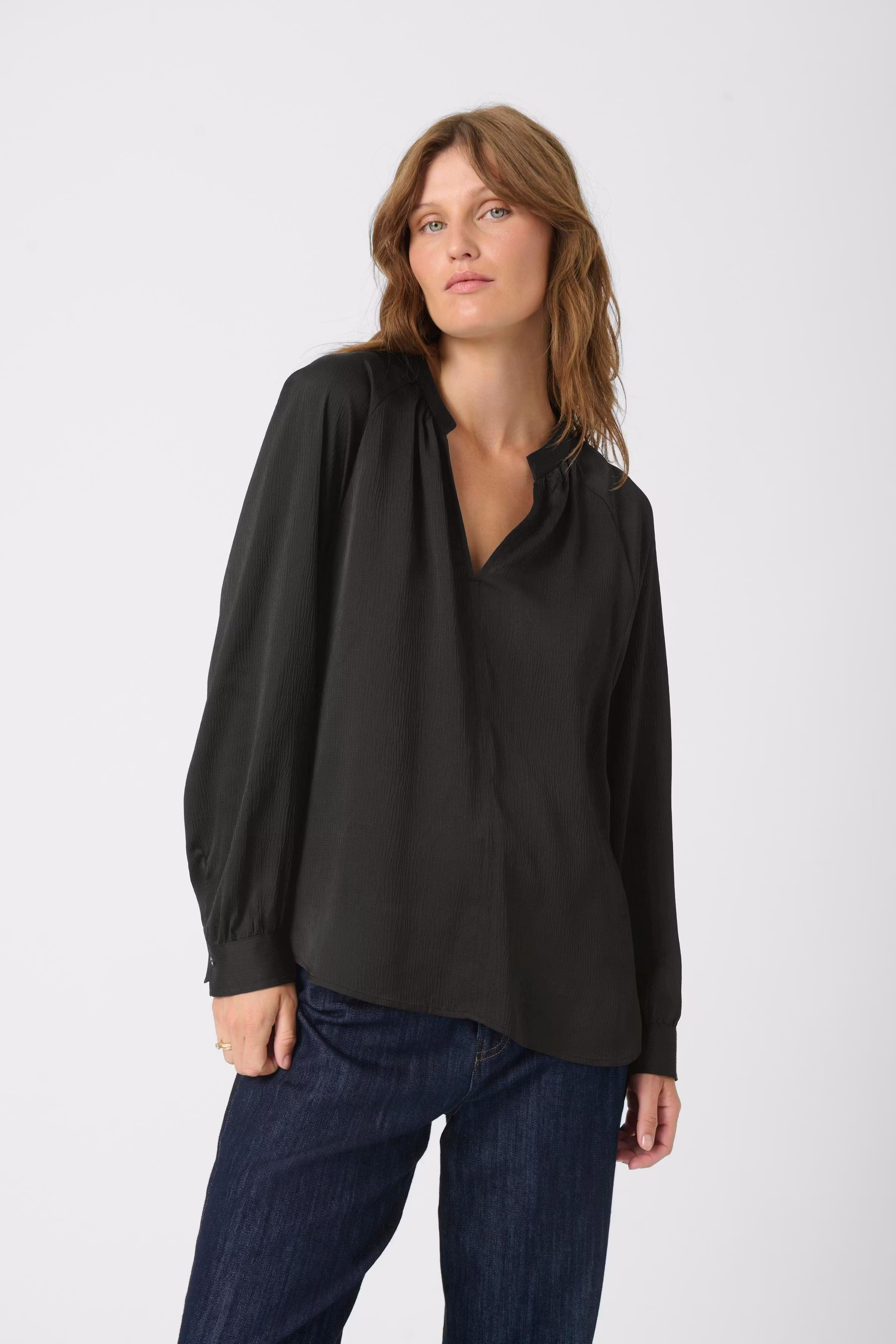 SLIoana Bluse LOOKBOOK FRONT 30407197-194008