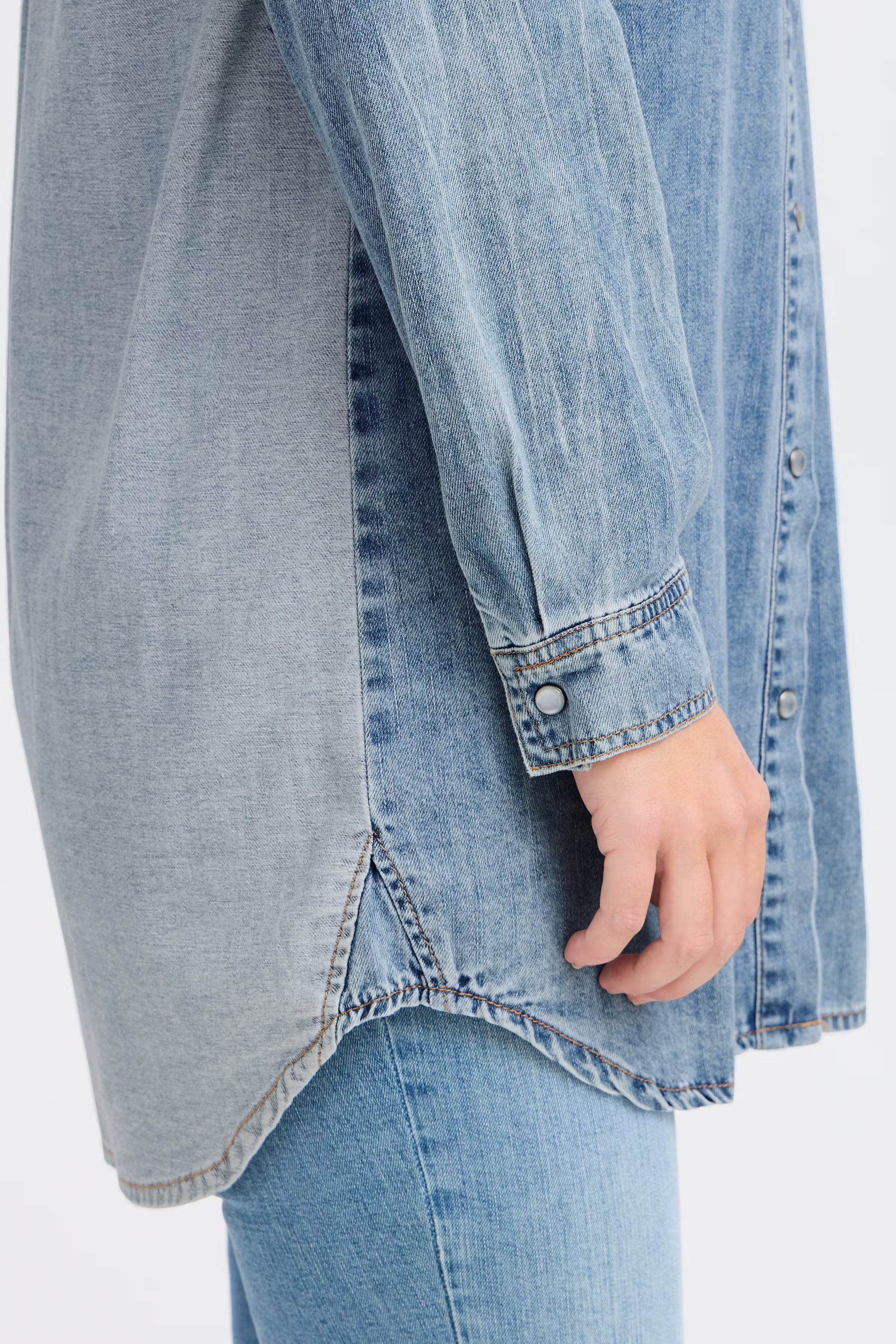 PZSYLVIE Denim shirt LOOKBOOK DETAIL 50208695-200005