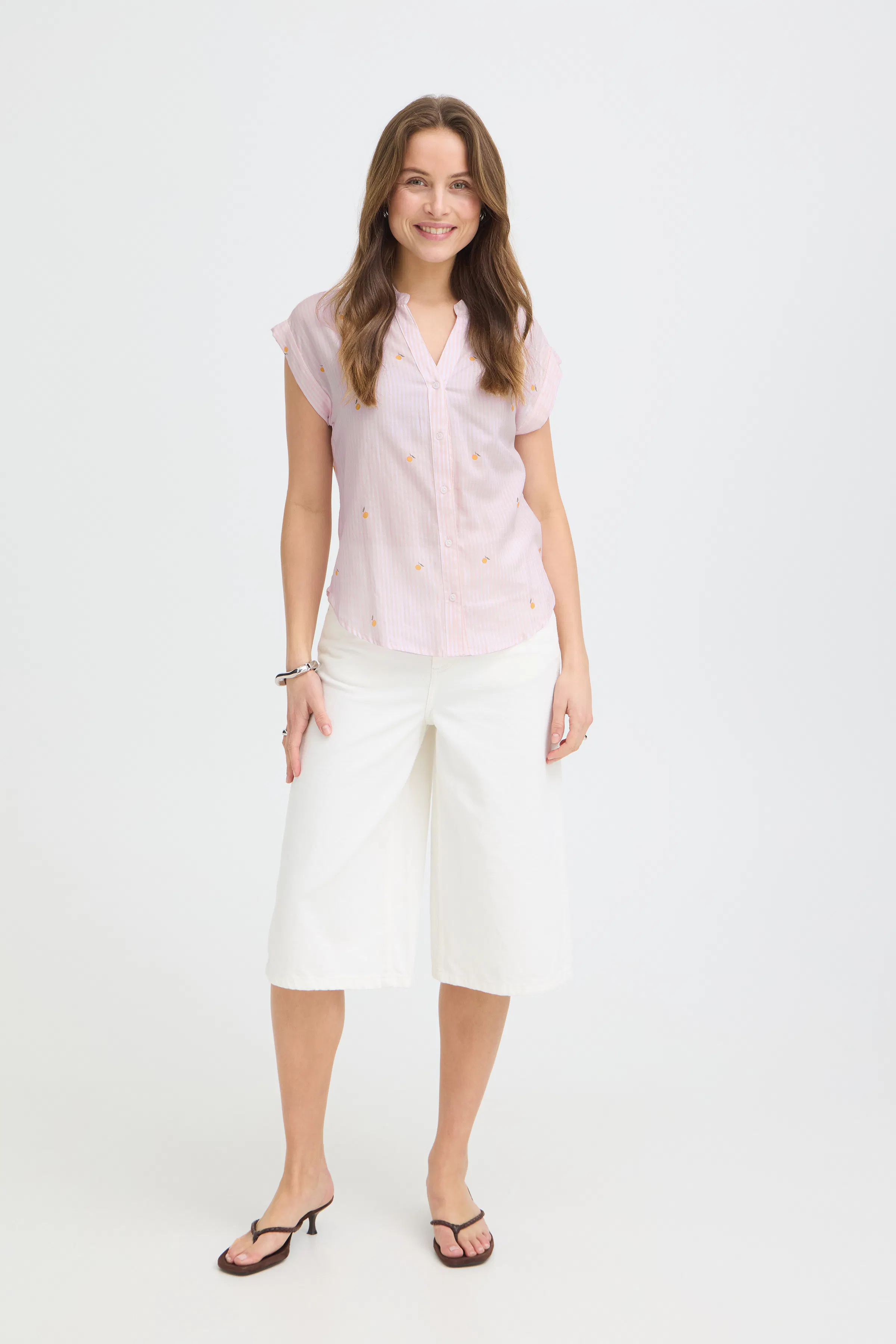BYISILAS Skjorte LOOKBOOK FRONT 20818976-900008393