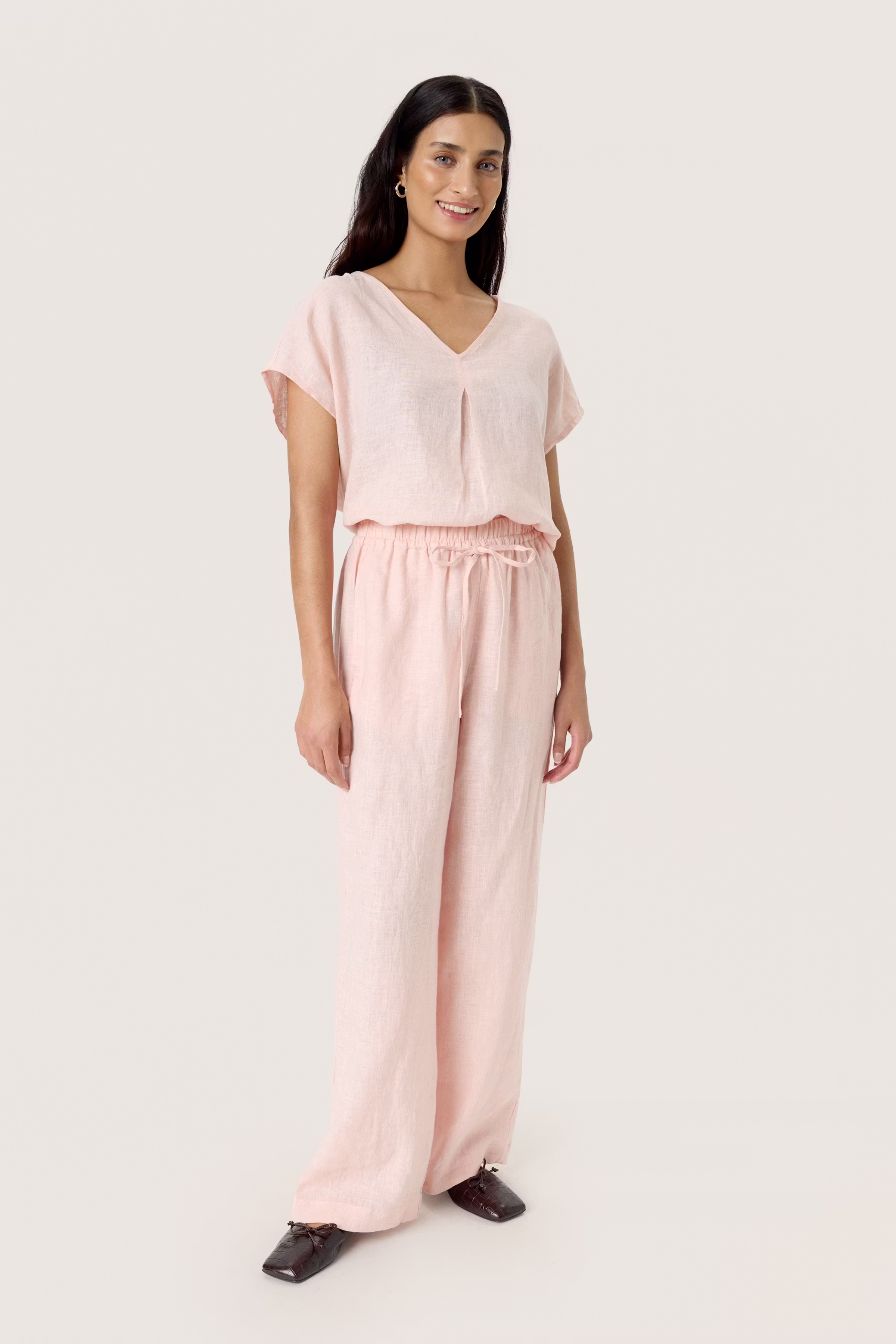 SLCelian Linnen Broek LOOKBOOK FRONT 30408216-141309