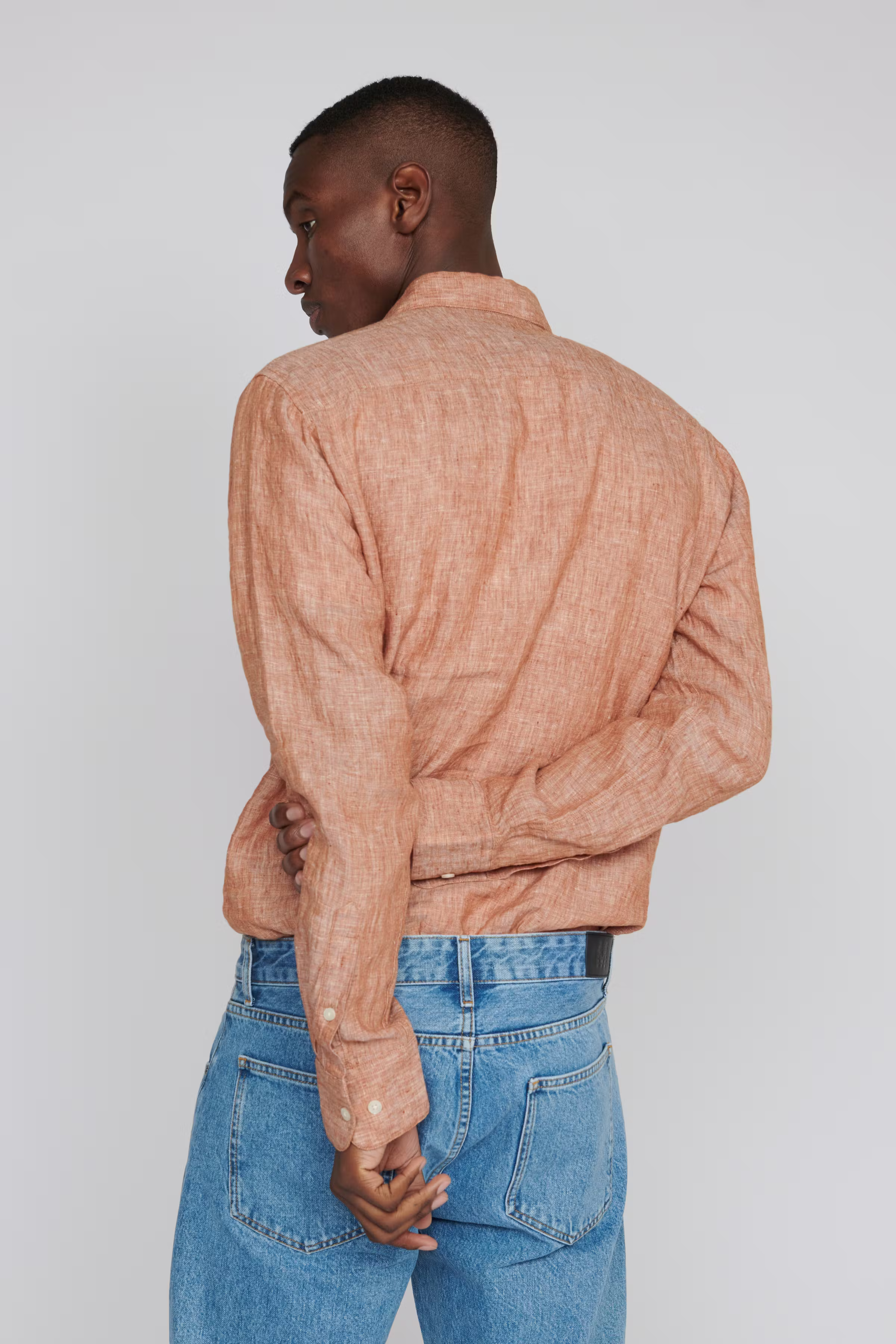 MAmarc linen shirt LOOKBOOK BACK 30205841-181140