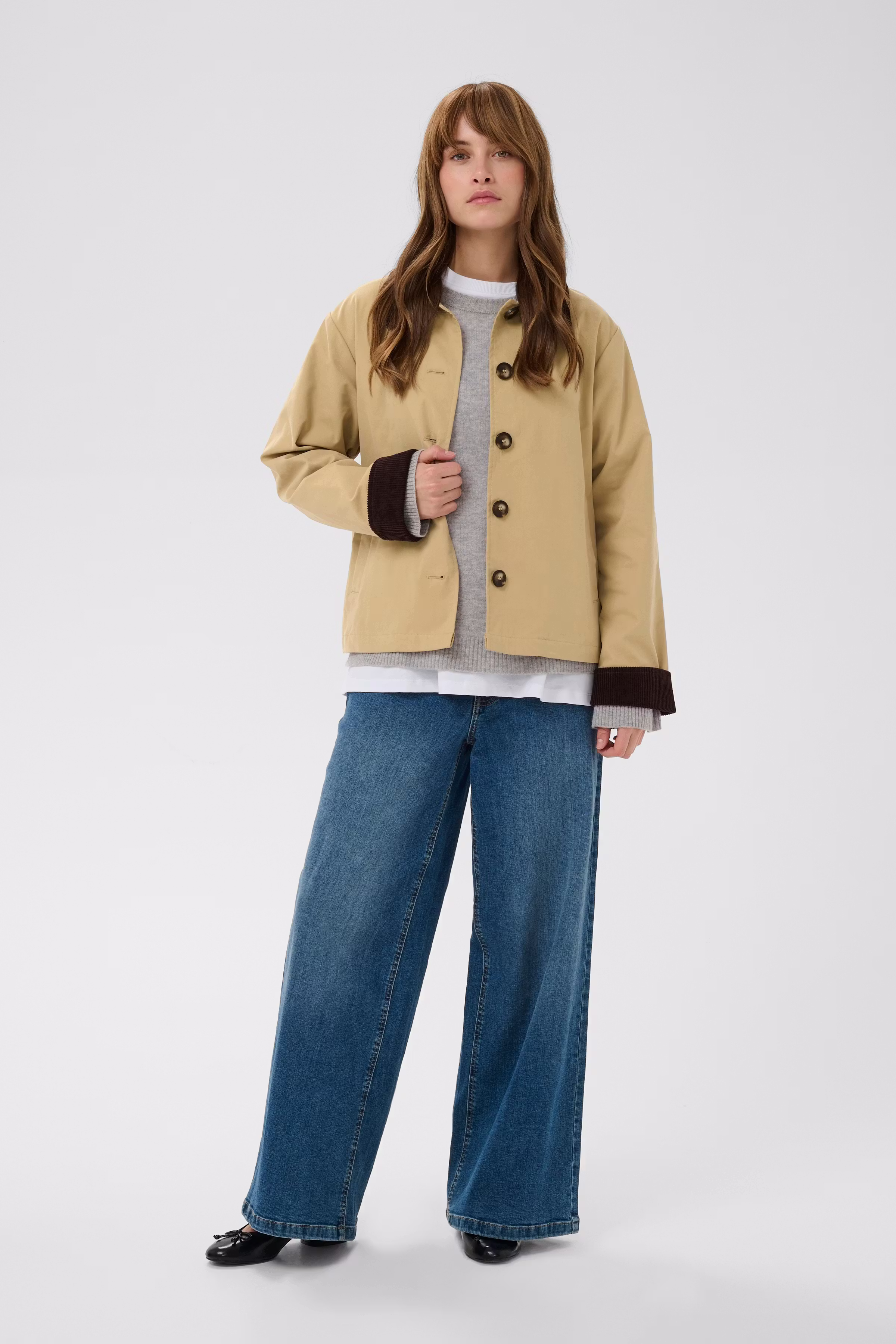 CUjosia Jacke mit Cordkragen LOOKBOOK FRONT 50113557-151114