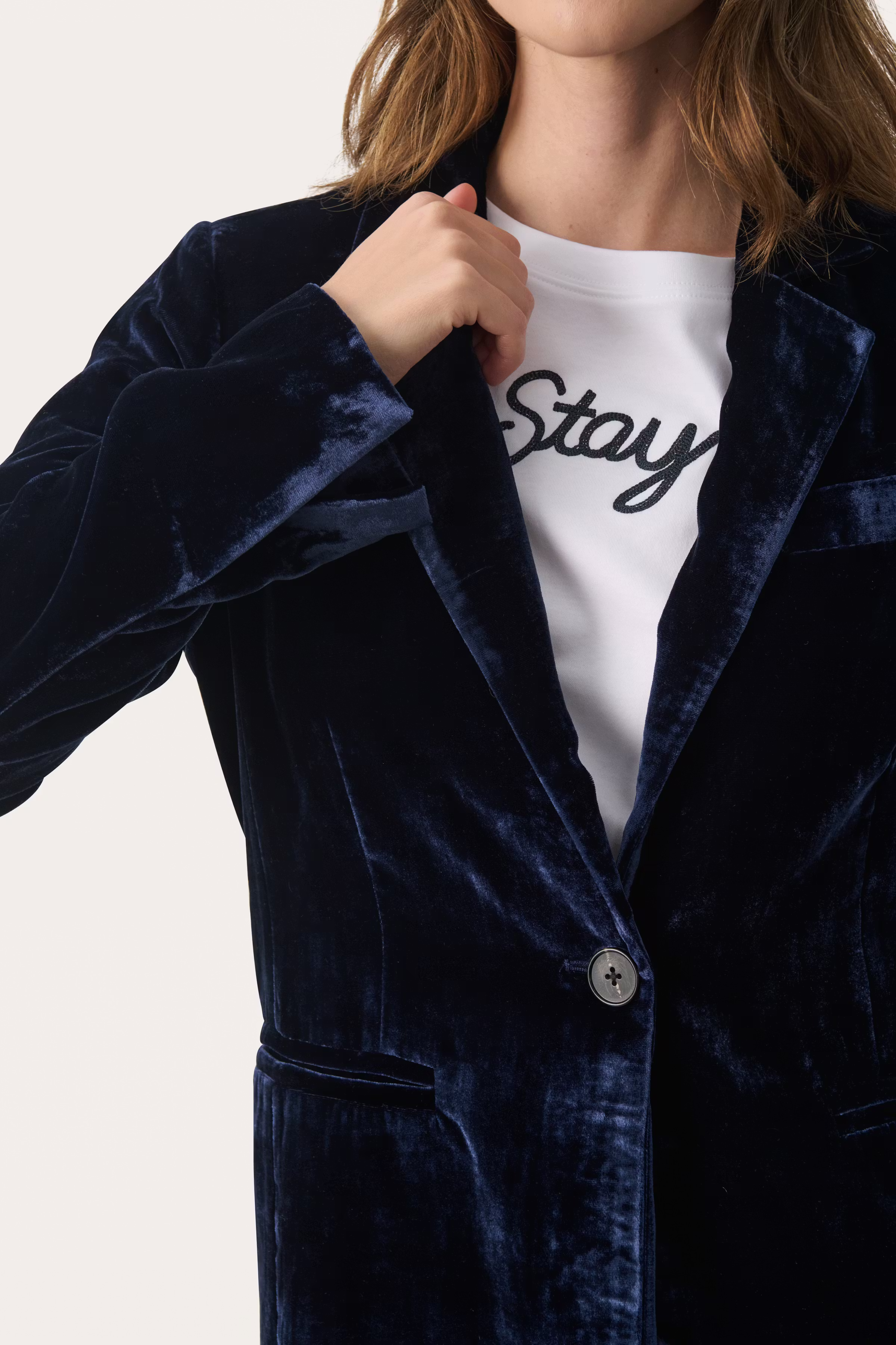 LorettaPW Fløyel Blazer LOOKBOOK DETAIL 30308865-193923