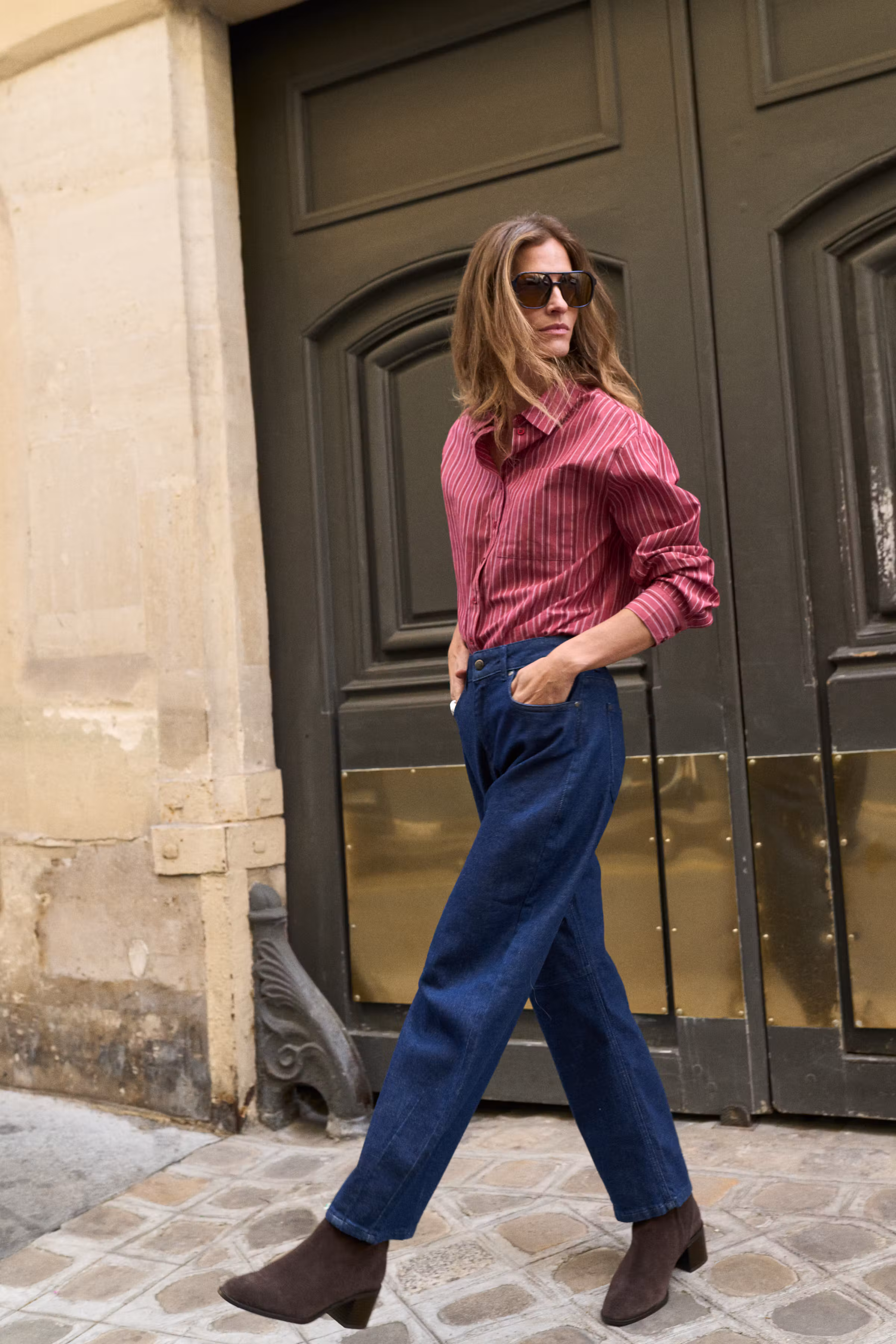 PZANNI HW JEANS BARREL LEG LOCATION NONE 50210210-202124