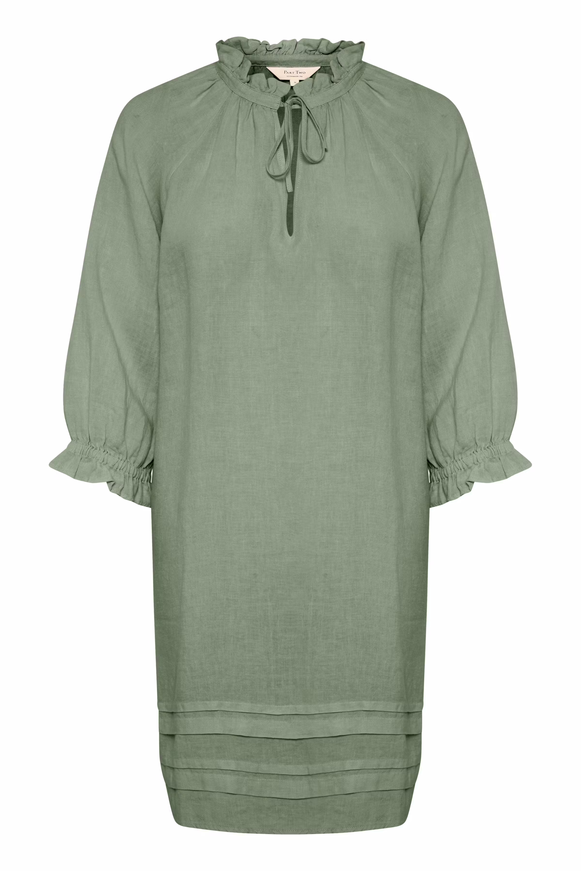 AranPW Short linen dress PACK FRONT 30308746-185806