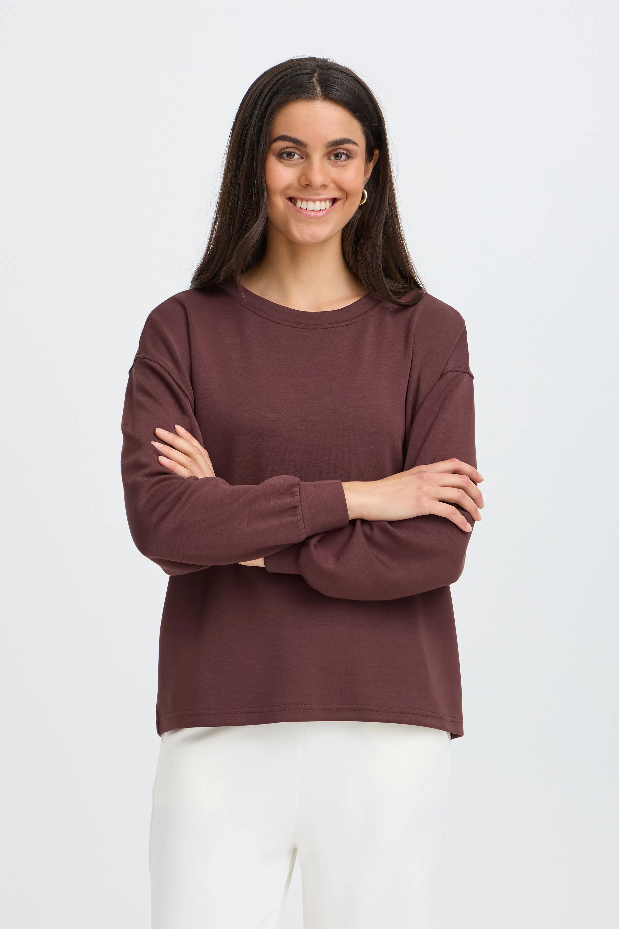 FRAURORA PU 7 Sweatshirt LOOKBOOK FRONT 20615558-191321