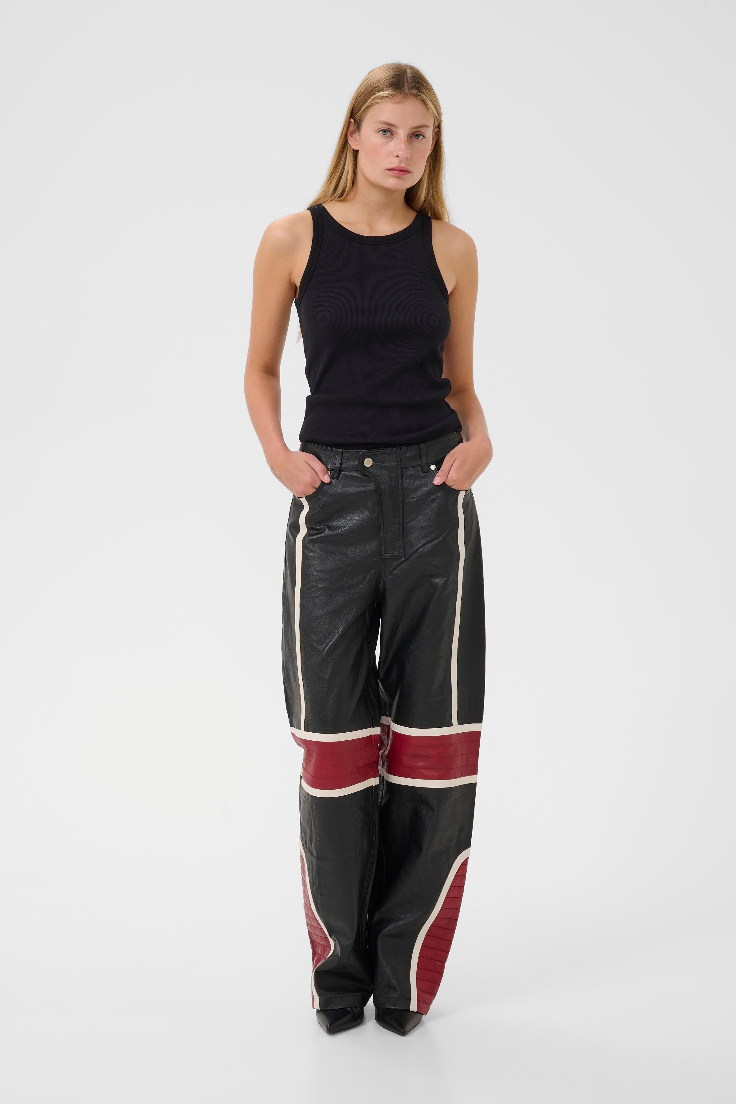 GZyvette Leather pants LOOKBOOK FRONT 10910551-100017
