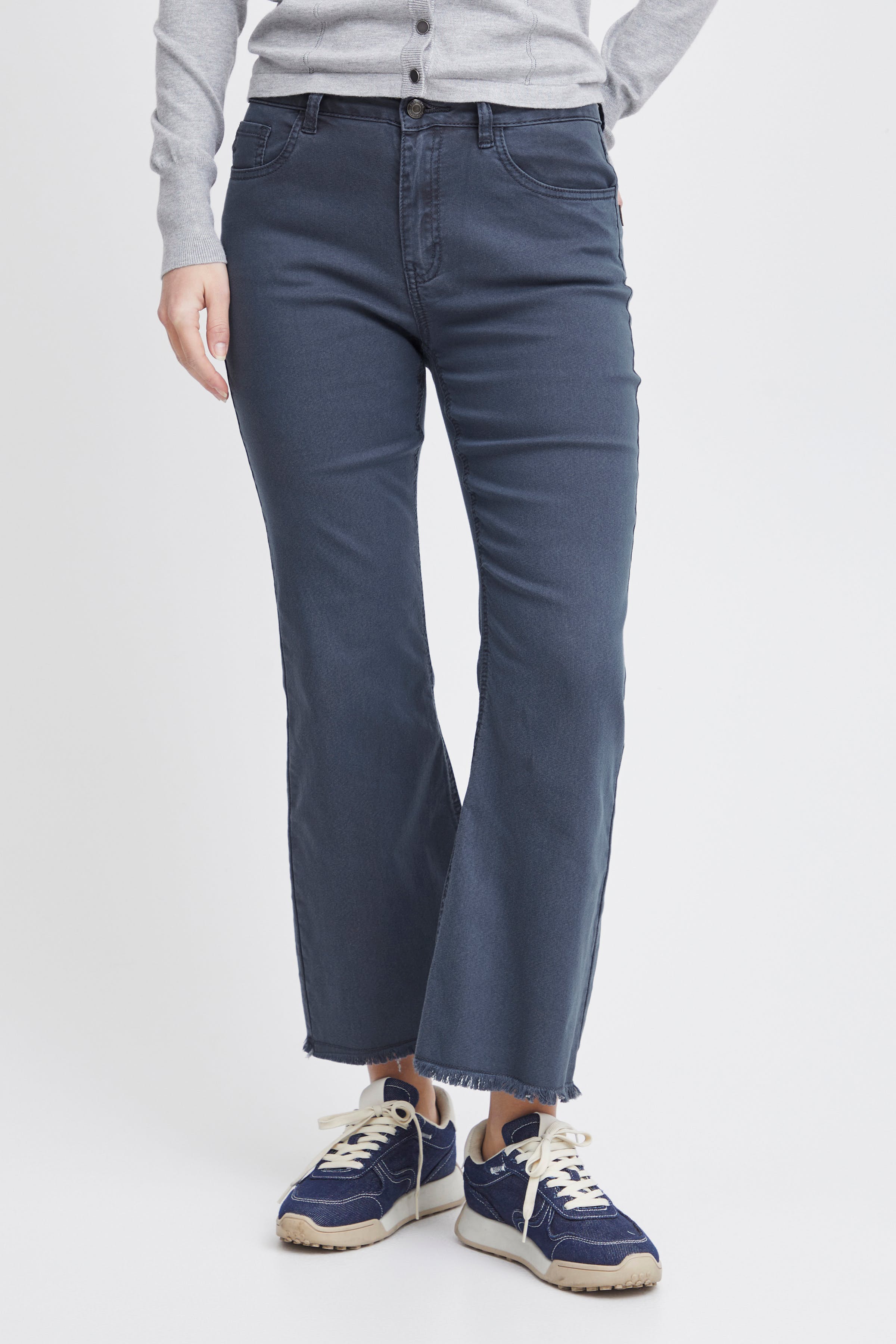 PZROSITA High Waist Kick Flared Leg Trousers LOOKBOOK FRONT 50207869-193929